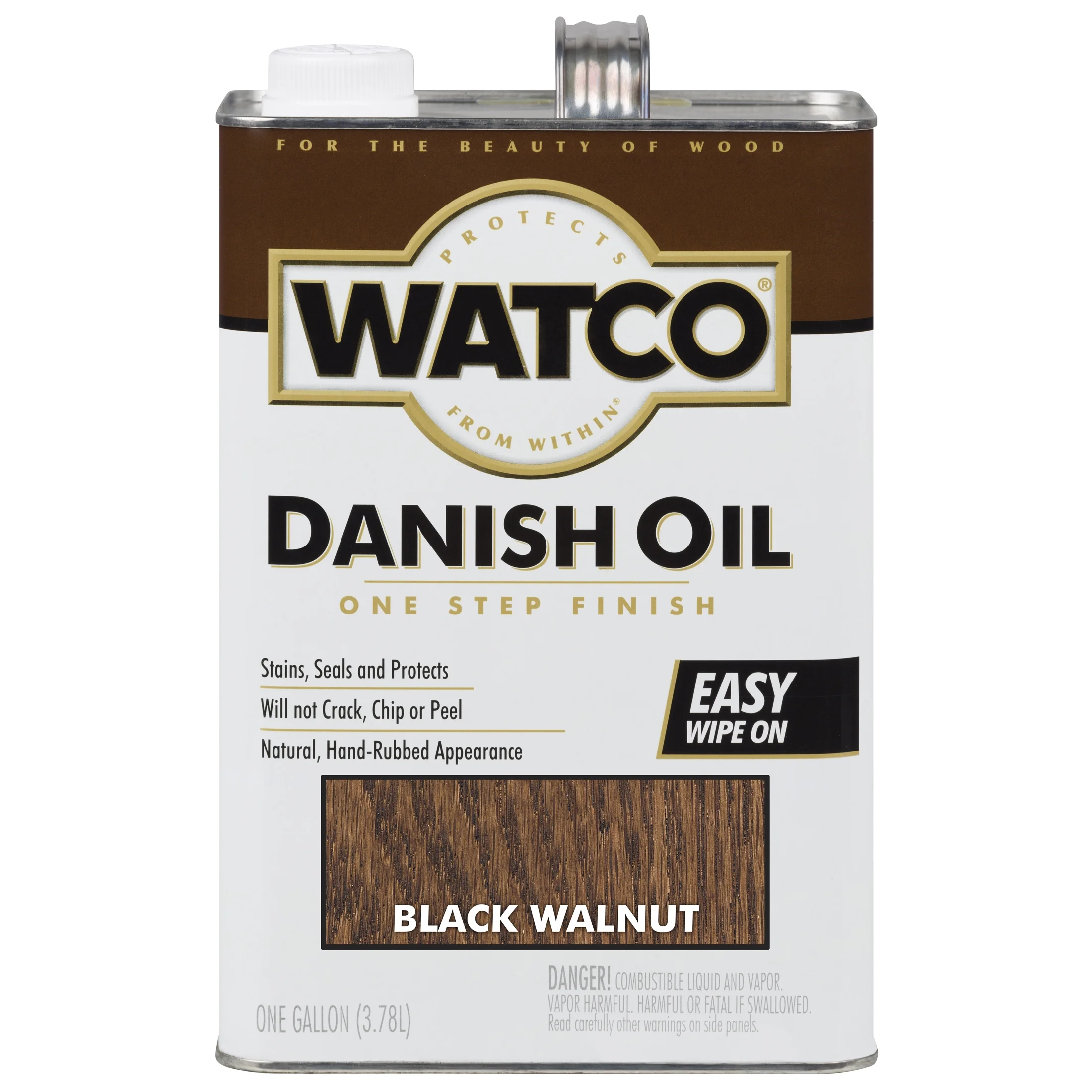Black Walnut, Watco Danish Oil - 65331, Gallon- 2 Pack