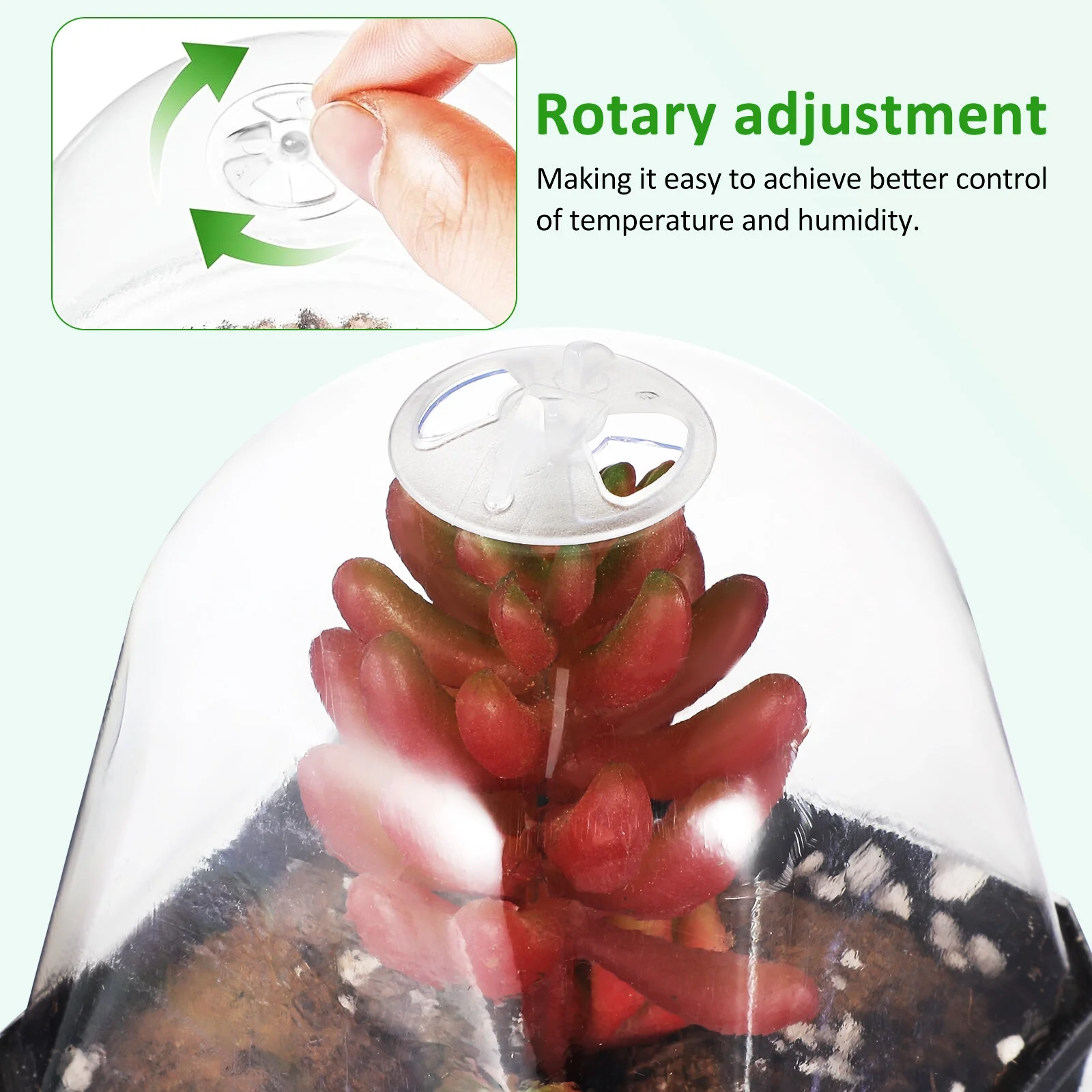 Jibingyi 5 Pcs Nursery Pots Planting Pots Indoor Seedling Pots Plants Pot Small Flower Pots