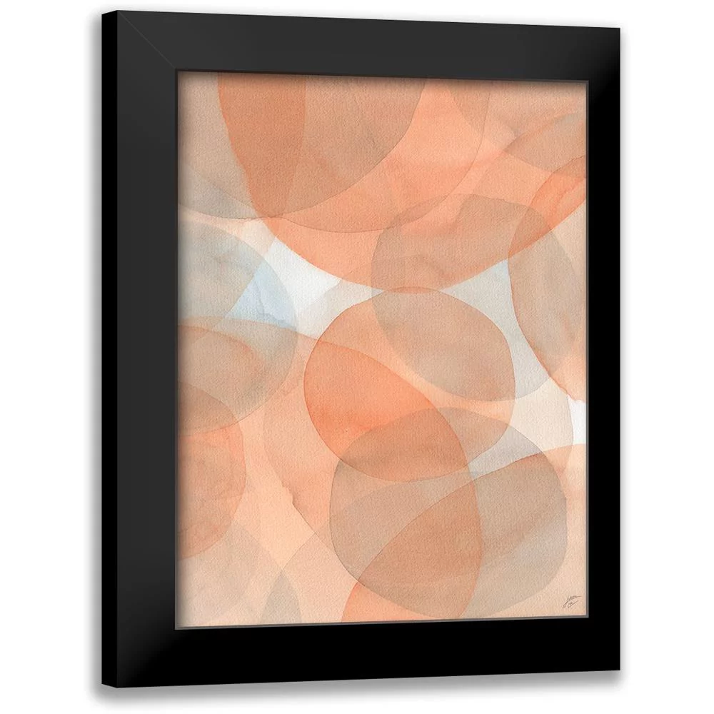 Lee, Judson 12x14 Black Modern Framed Museum Art Print Titled - Bubble Water I