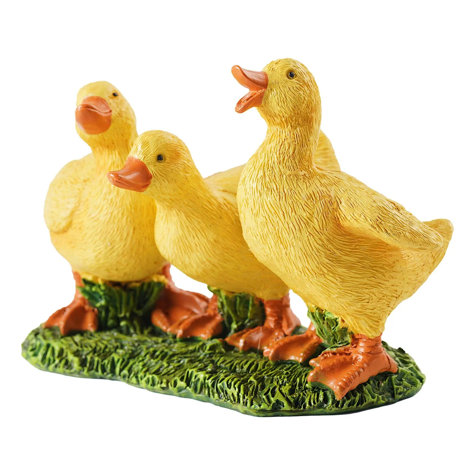 kesoto Duck Statue Duck Sculpture Creative Simulation,Funny,Resin Figurine Backyard Pond Ducks Decoration for Indoor Outdoor Bedroom