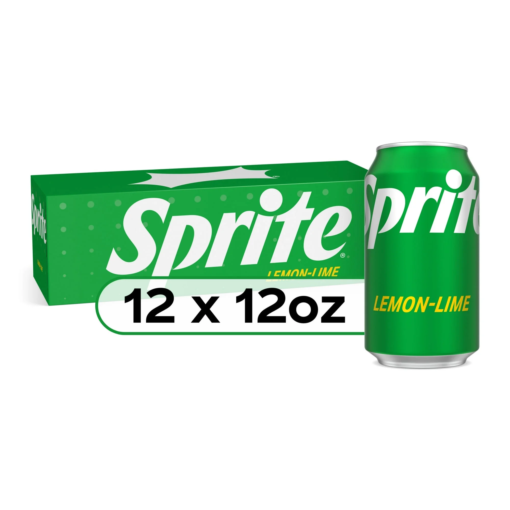 Sprite Lemon Lime Soda Pop, 12 fl oz Cans, 12 Pack (Pack of 3) 36 Packs Total
