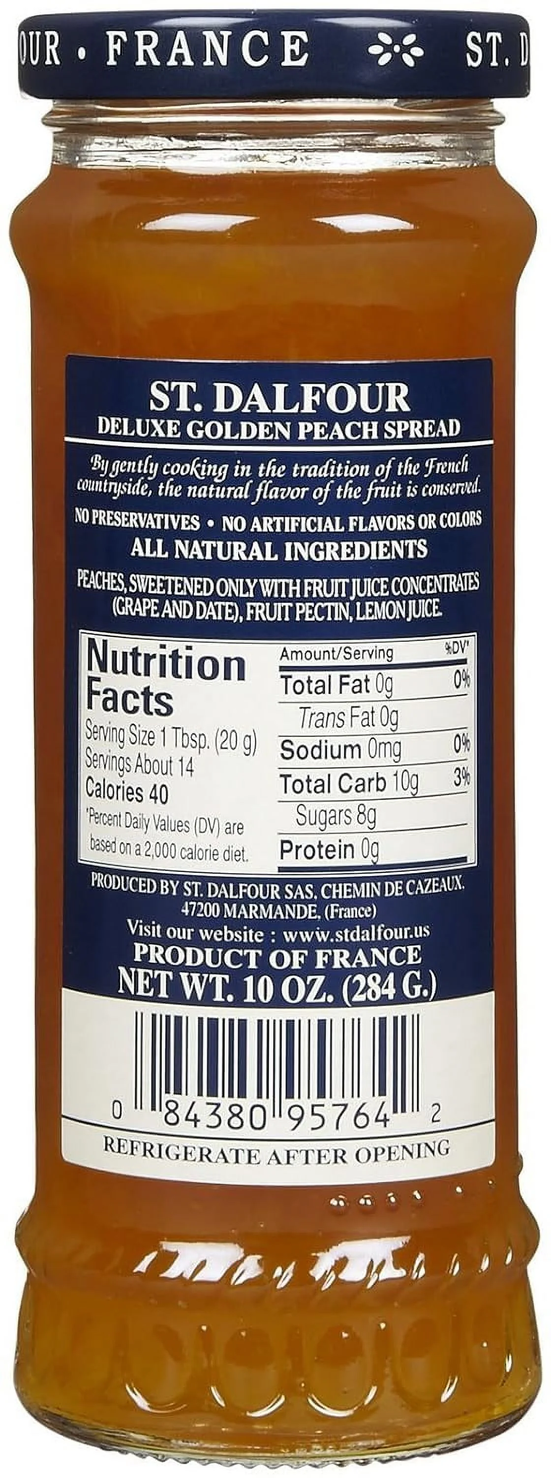 classic french peach fruit spread