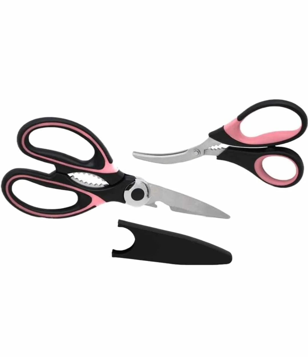 Kitchen Scissors | 2-Pack Ultra Sharp Stainless Steel Kitchen Shears | Multi-Function