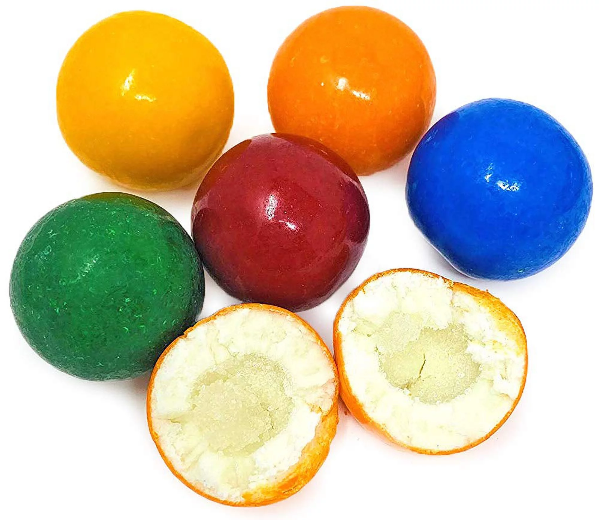 SweetGourmet Cry Baby Guts | Extra Sour Candy Filled Dubble Bubble Gumballs | Kosher | 5 pounds