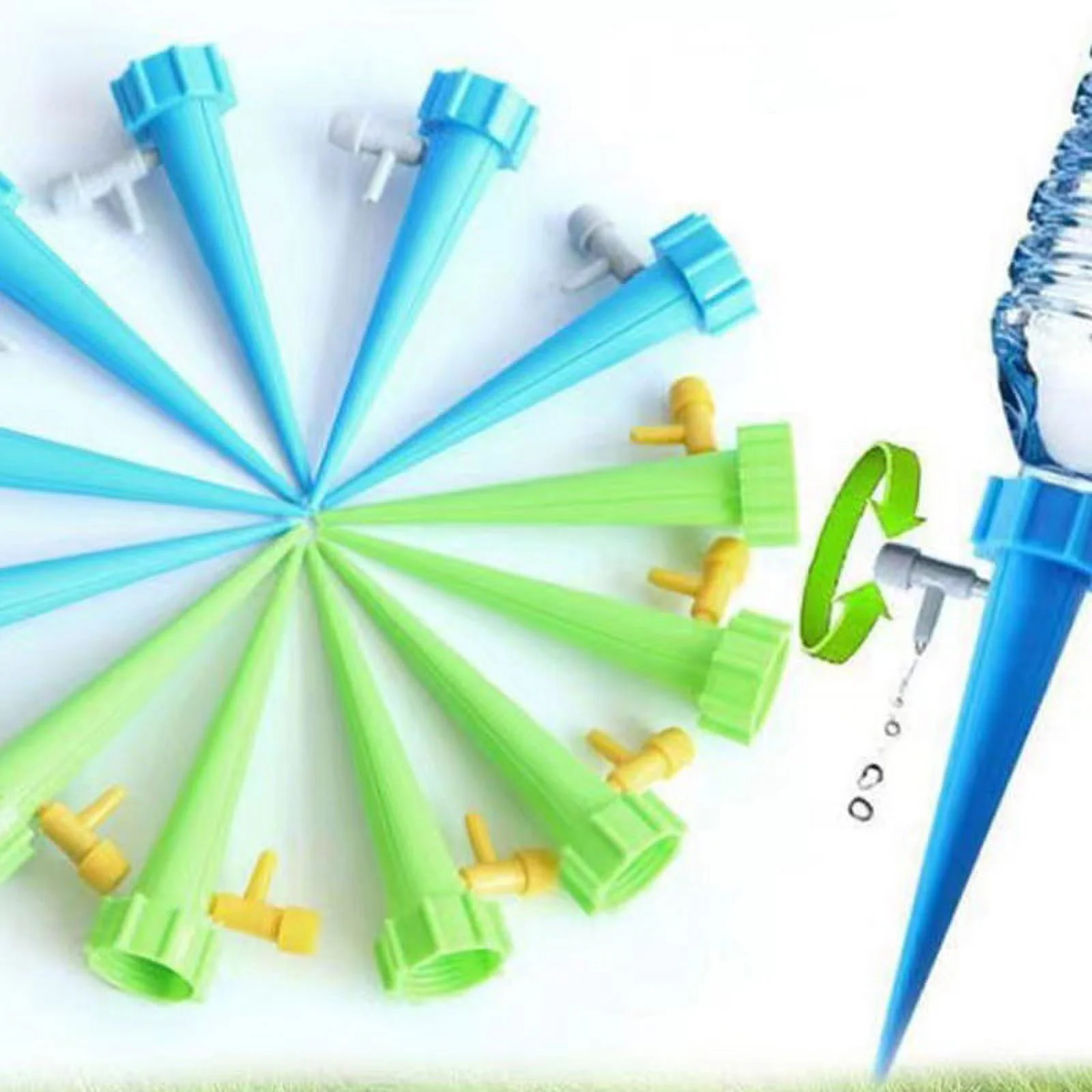 10pcs Plant Self Watering Devices Auto Drip Irrigation Watering Flower Device