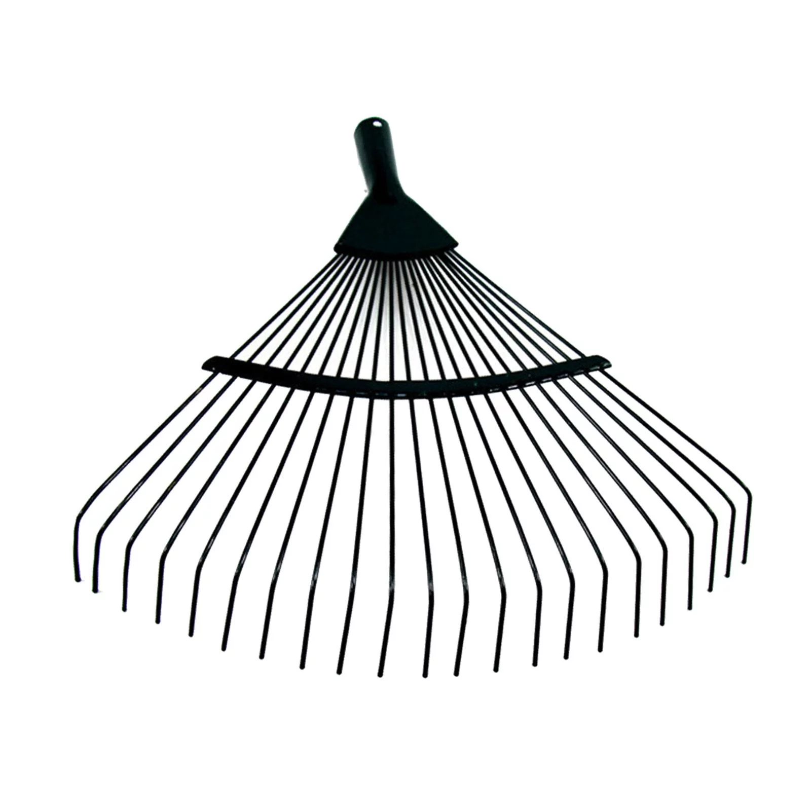 Garden Rake Head 22 Tine Replace for Loosening Leaves Collecting Flower Beds 40cmx40cm