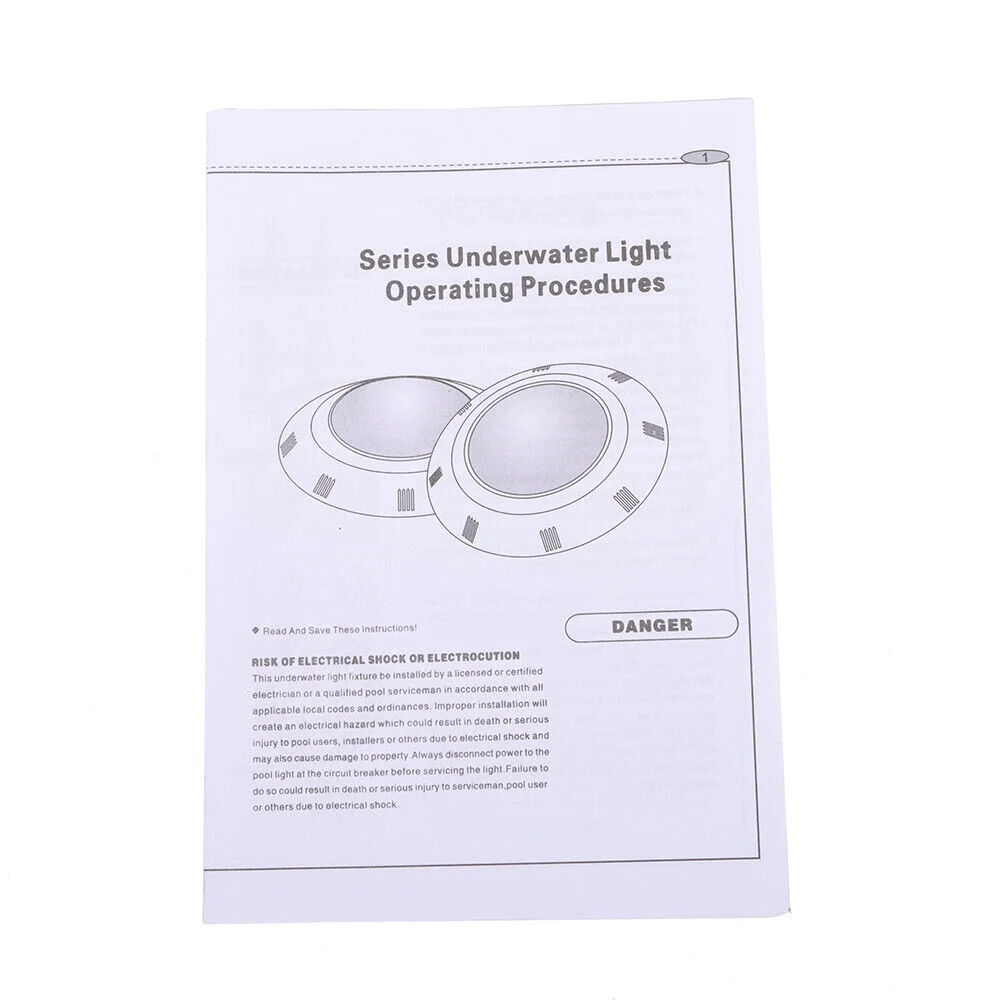 RGB LED Underwater Fountain Swimming Pool Light Waterproof Lamp & Remote NEW