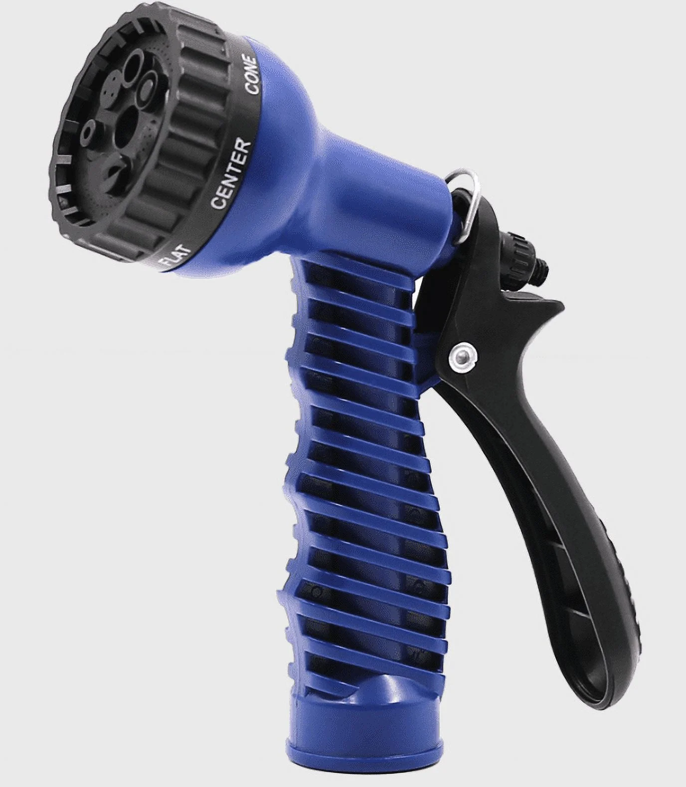 The Perfect Part Expandable Flexible Garden Hose With Spray Nozzle-Blue