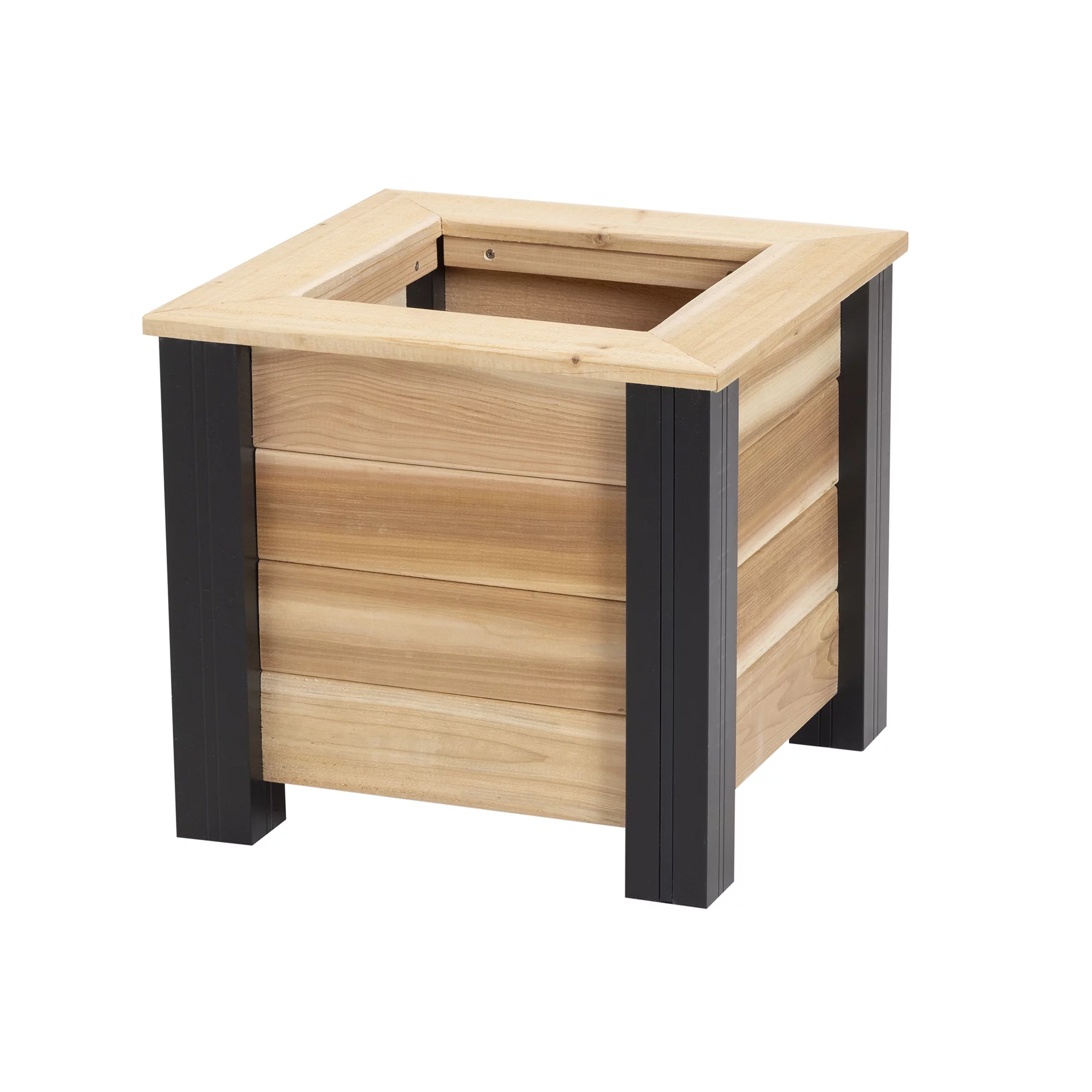 Outdoor Essentials Haven Cedar Planter Box, 18 in. long x 18 in. wide x 16 in. tall