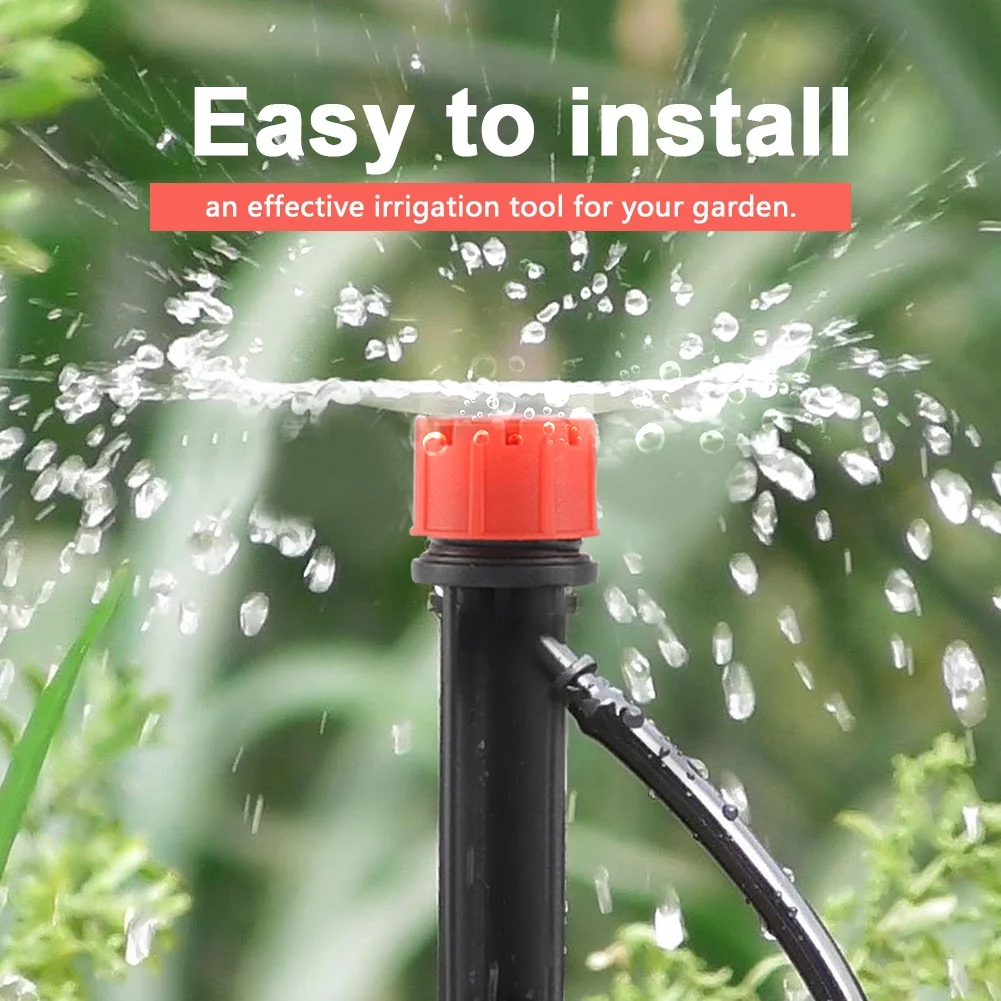 BLLBOO Garden Sprinkler - Garden Dripper Adjustable Micro Drip Irrigation 8 Water Outlet Garden Sprinkler Dripper Watering Tool (20 pcs)