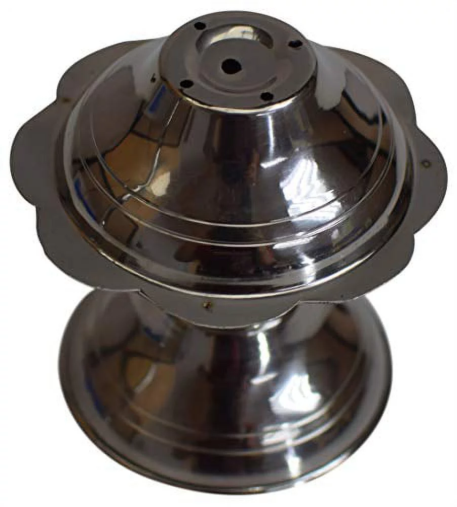OM SHRI OM Stainless Steel Incense Sticks Holder Agarbatti Stand Diya Holder Steel Design Holder