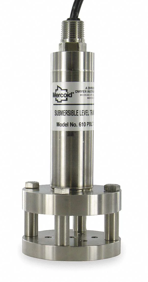 Mercoid Submersible Lvl Transmitter,60ft Cable L PBLT2-15-60-PU
