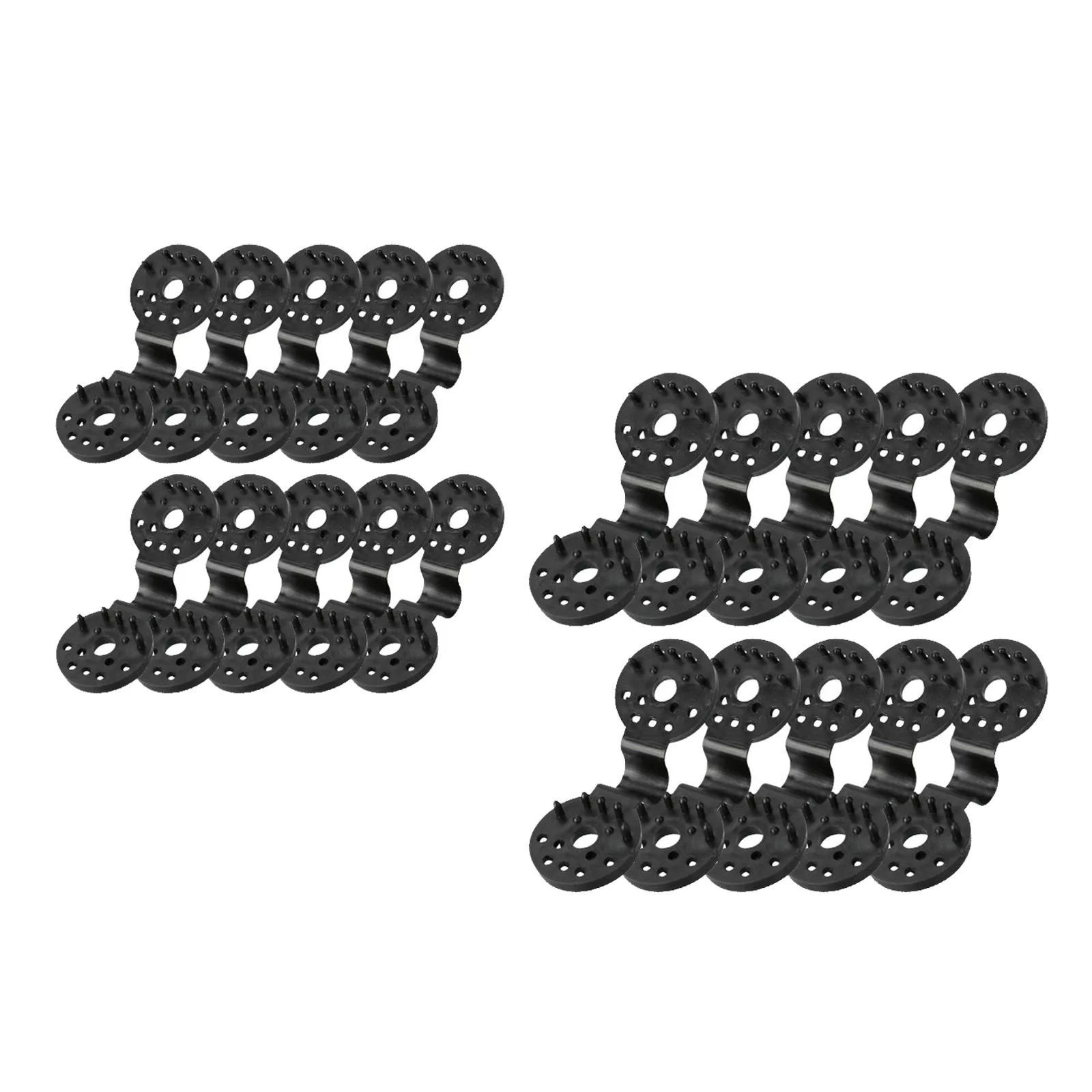 20x Sun Shading Shade Cloth Fix Windproof Awning Clamp Grip for Boat Cover Agricultural Net Backyard Greenhouse