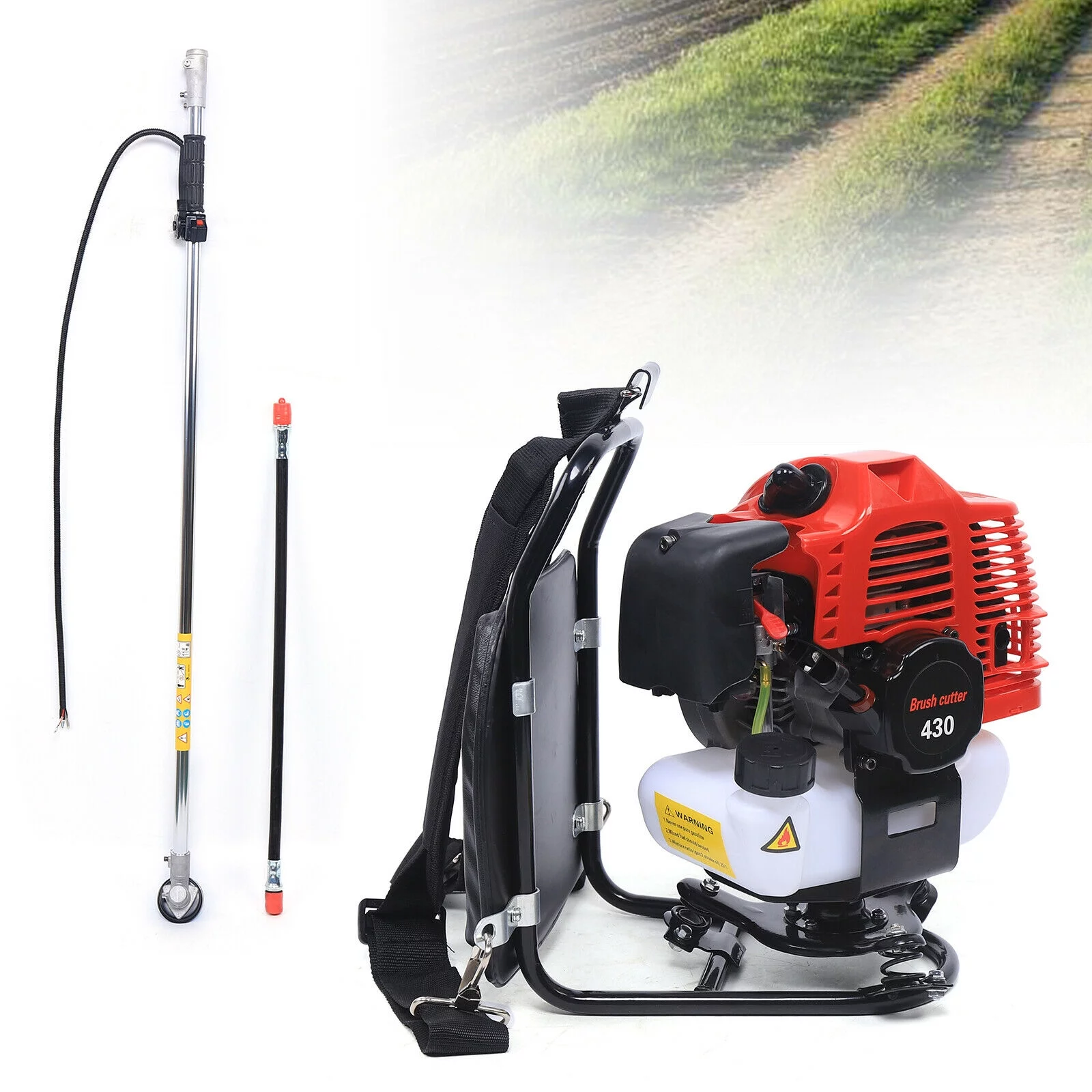 43CC Gas Power Brush Cutter Grass Trimmer Powerful Cutter for Garden Mowing Tool