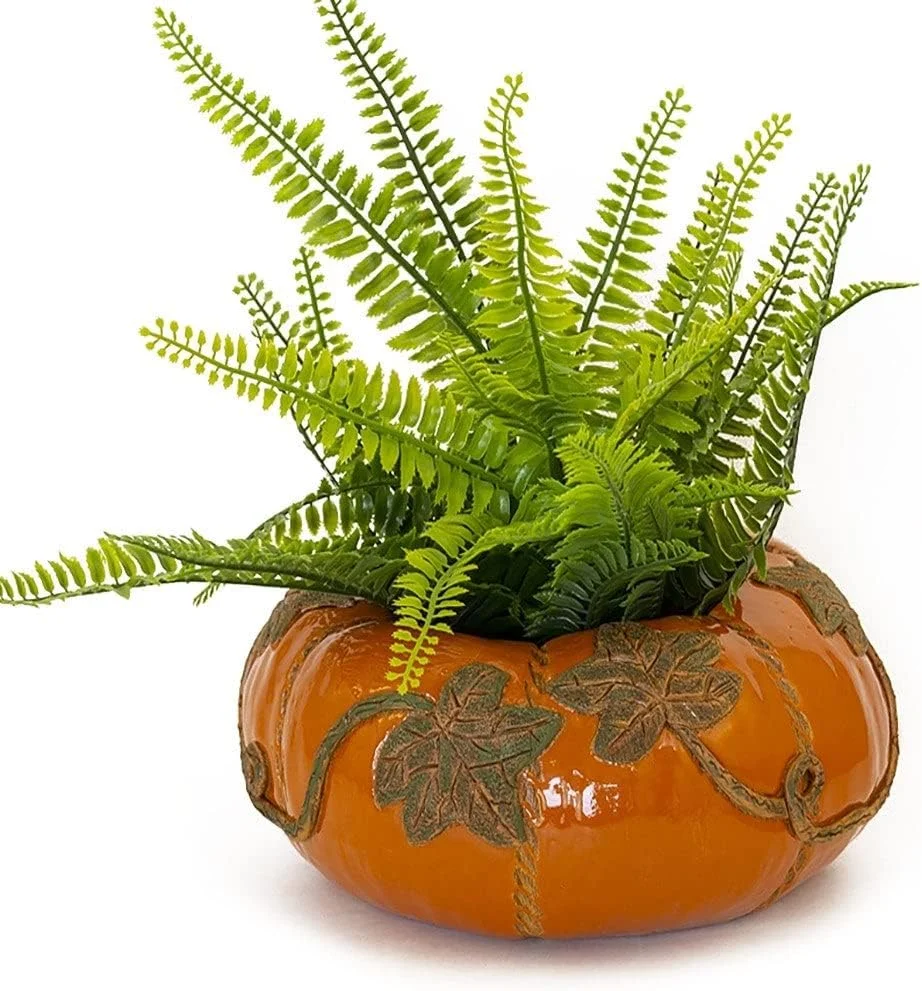 Flower Pot Planter Pumpkin 6.7