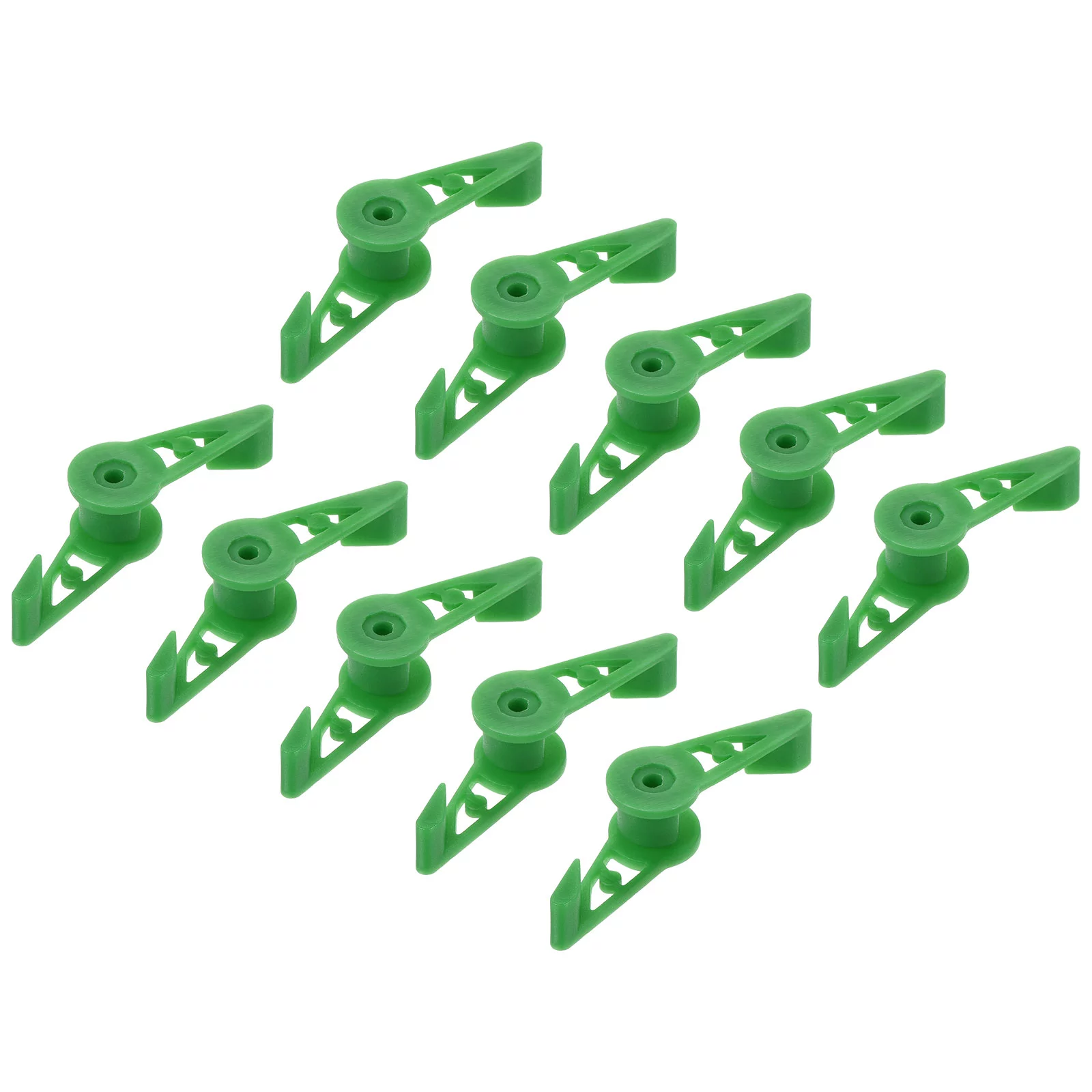 Uxcell 360 Degree Adjustable Plant Bending Clip Fixing Branch Shape Green 20 Pack