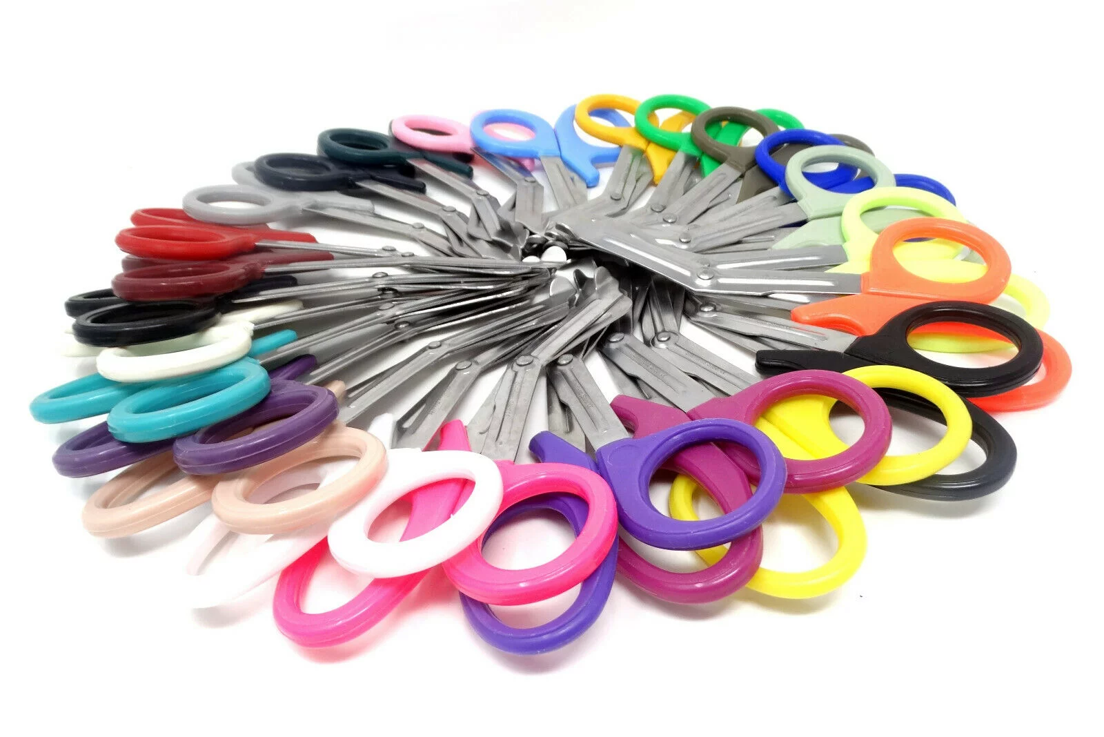 24/pack Assorted Colors Trauma Shears Scissors 7.25