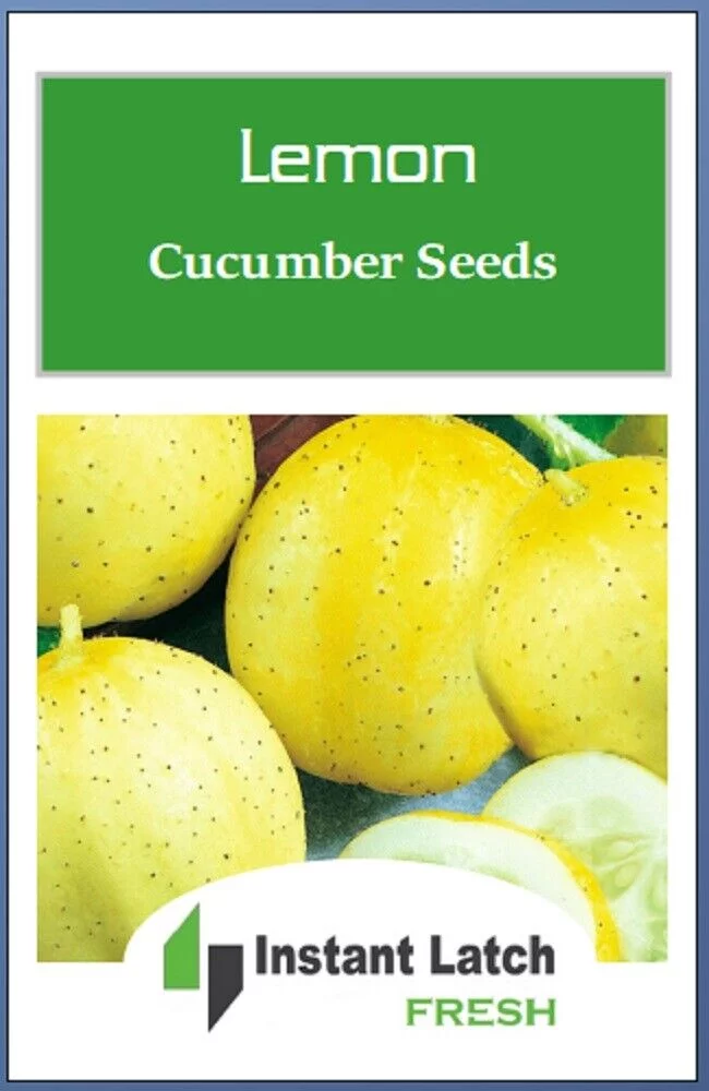 Lemon Cucumber Seeds Non-GMO Heirloom and Fresh Garden Seeds