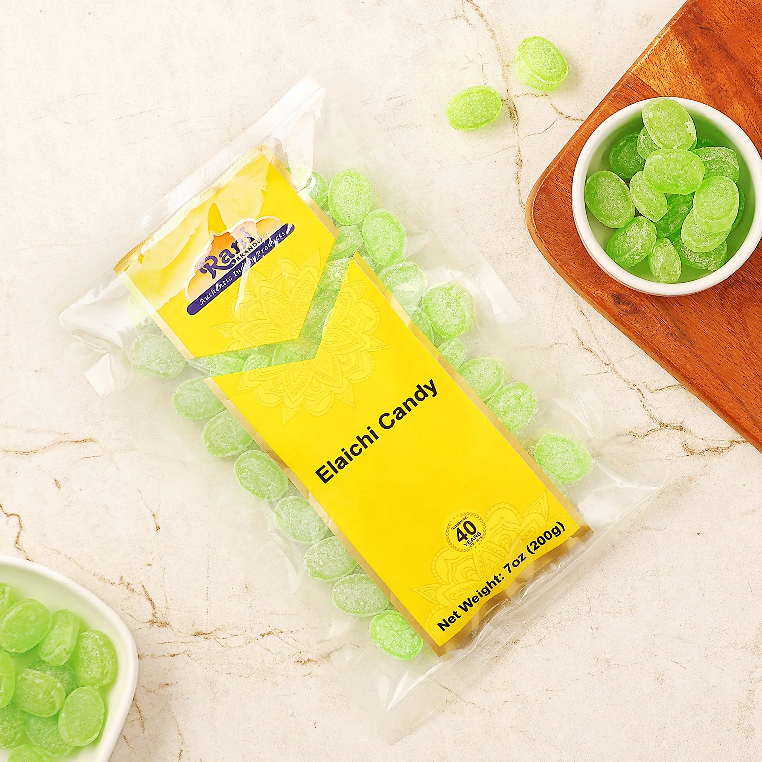 Rani Elaichi Candy 7oz (200g) ~ Indian Tasty Treats | Vegan | Gluten Friendly | NON-GMO | Indian Origin