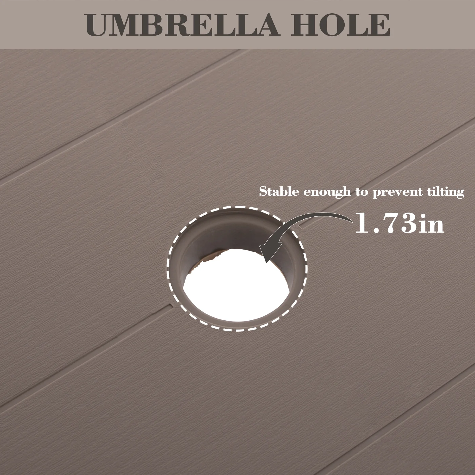 DIMAR GARDEN 5 Pieces Patio Dining Table Set with 4 Chairs