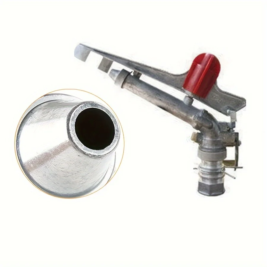 1.5 inch 360° Adjustable Impact Sprinkler Head Large Area Water Irrigation Spray Tool for Garden Home