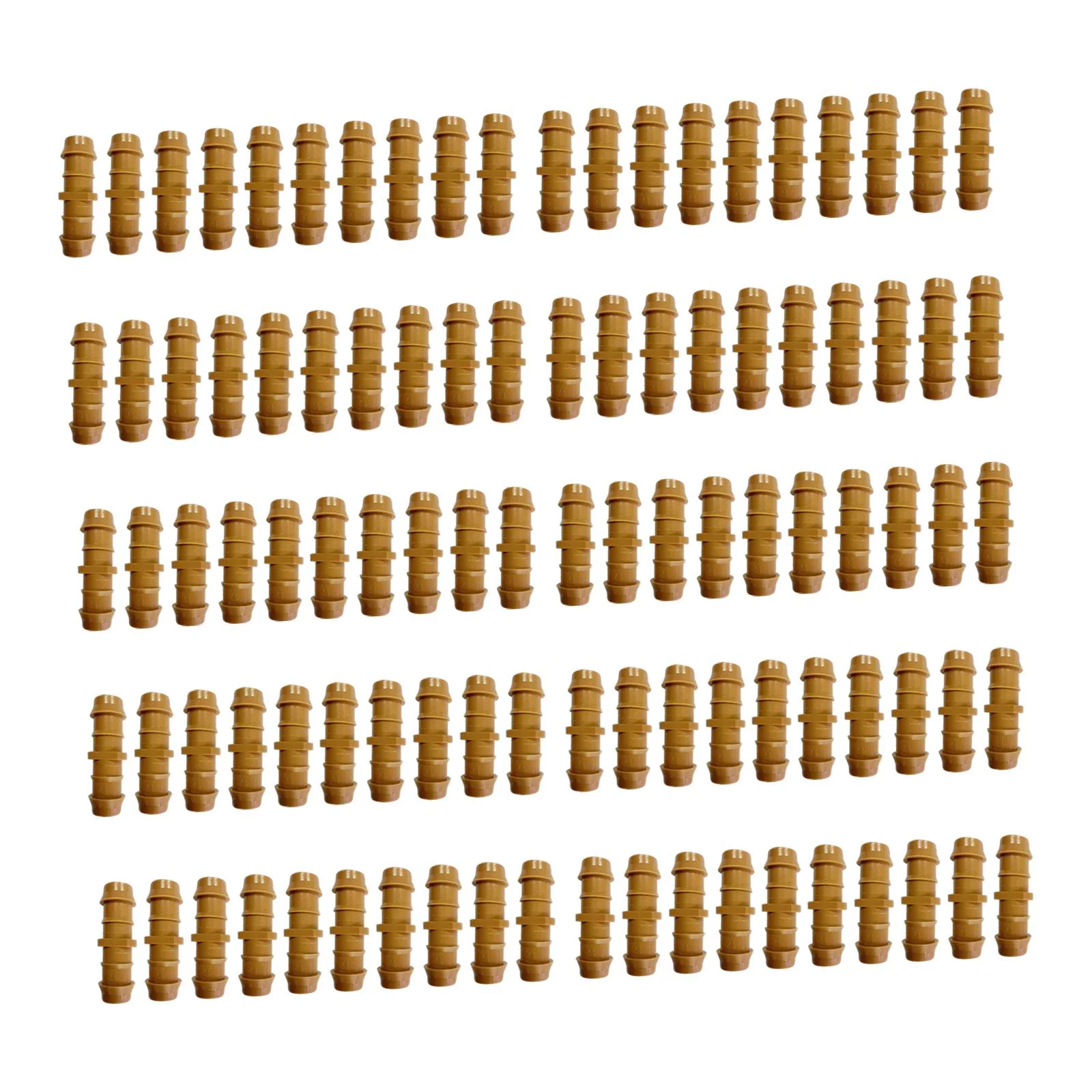 100Pcs Garden Irrigation Pipe Connector 17mm Drip System DIY Drip Irrigation