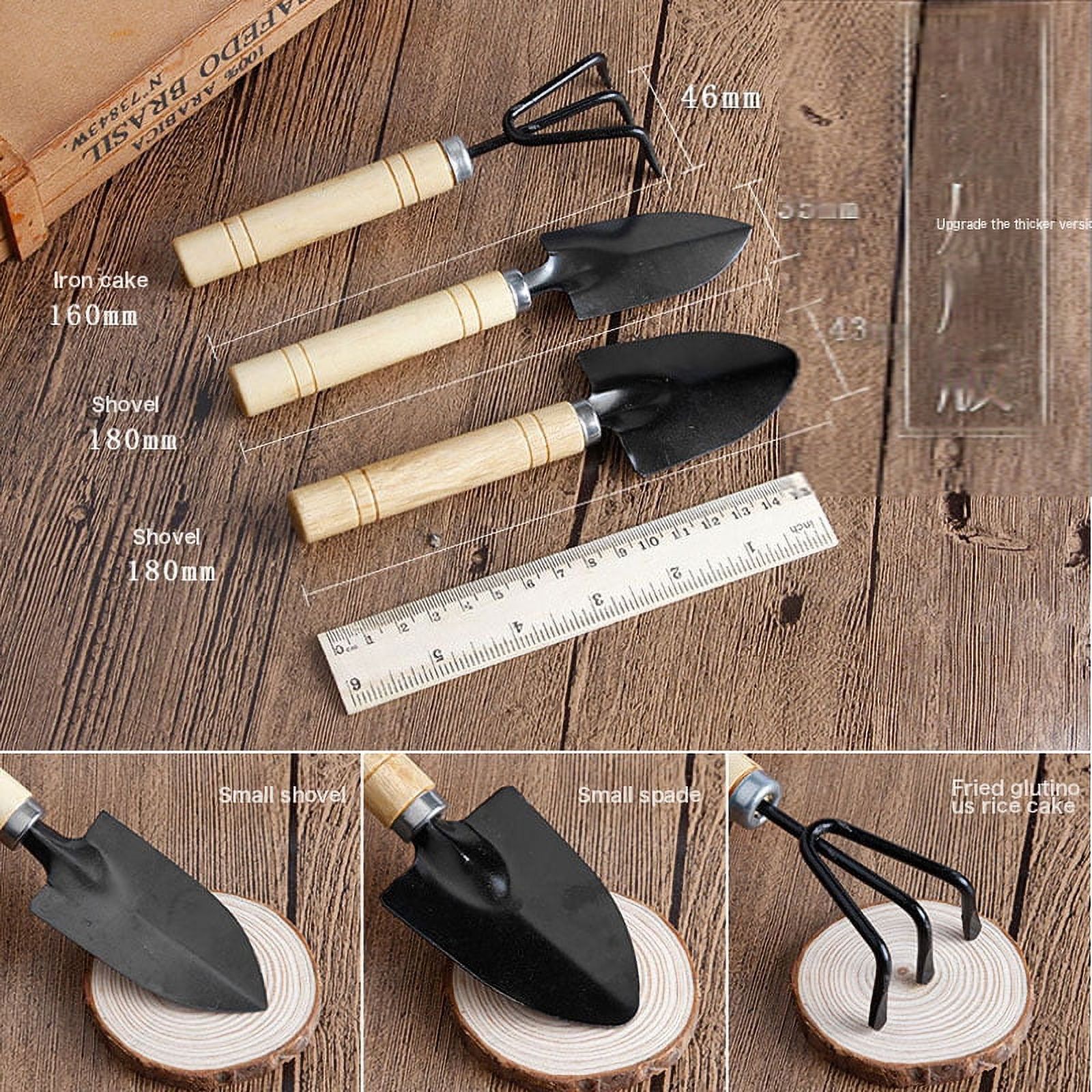 Home Gardening Planting Tools Small Shovel Set Of Flower Gardening Rake Flower Shovel Hoe Children Planting Hoe Shovels