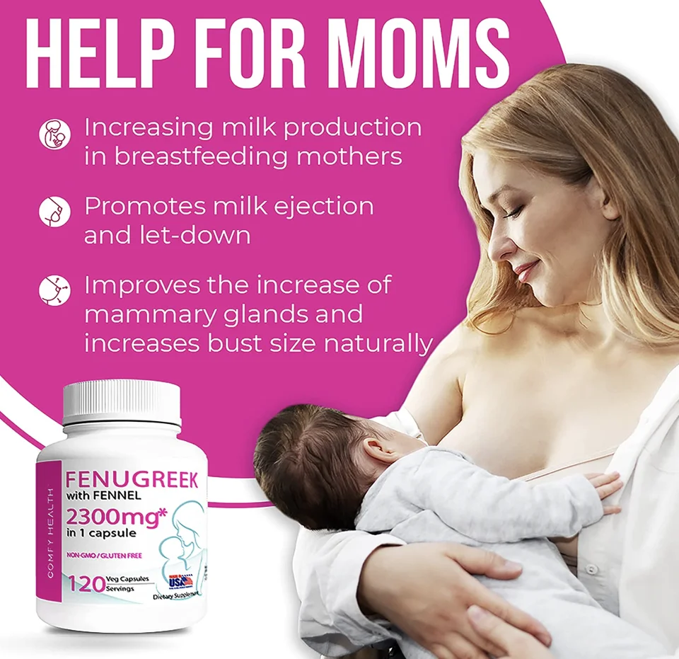 Fenugreek Capsules 2300mg Capsule l 120 Count