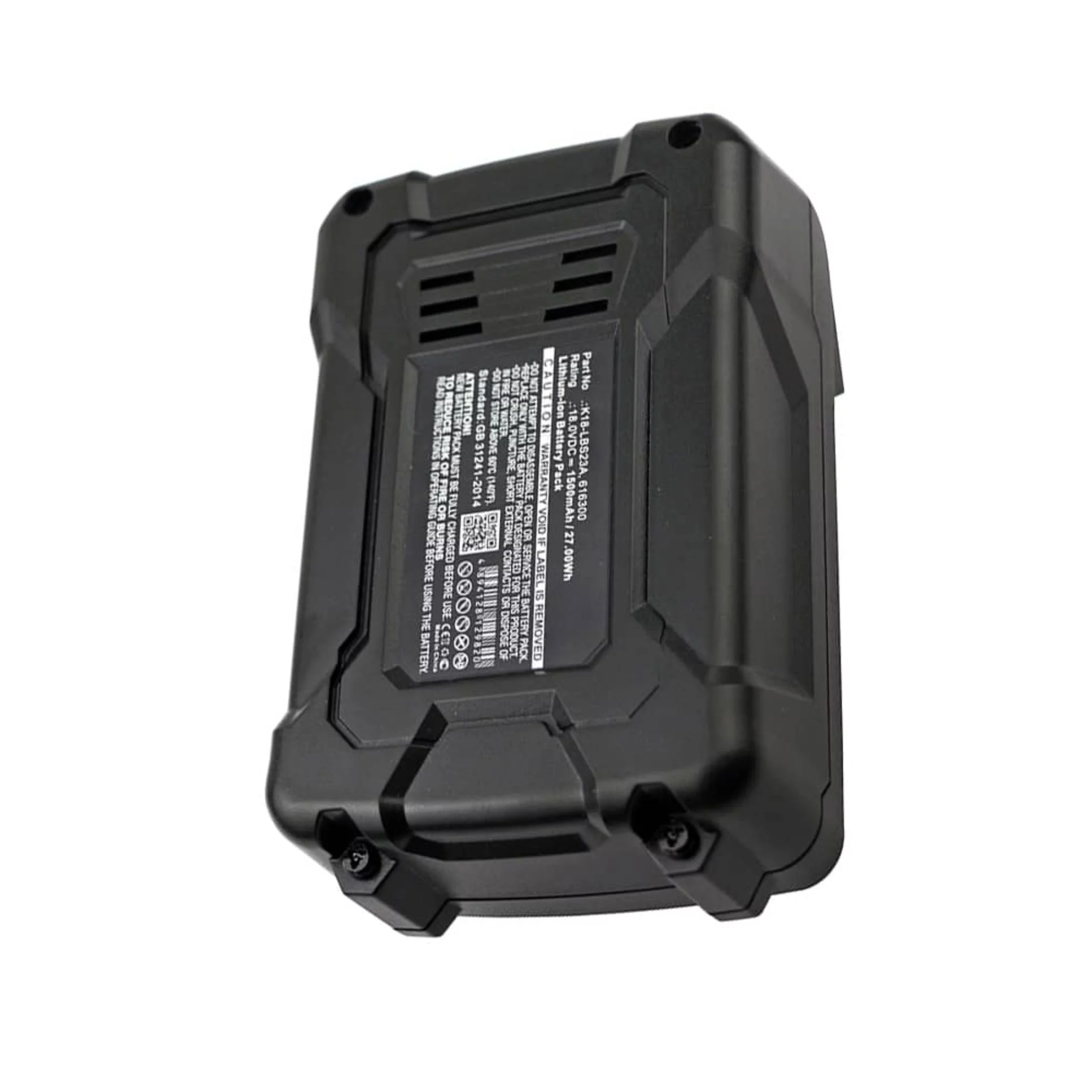 Replacement Battery for Kobalt K18-LBS23A (1500mAh Li-ion 18V)