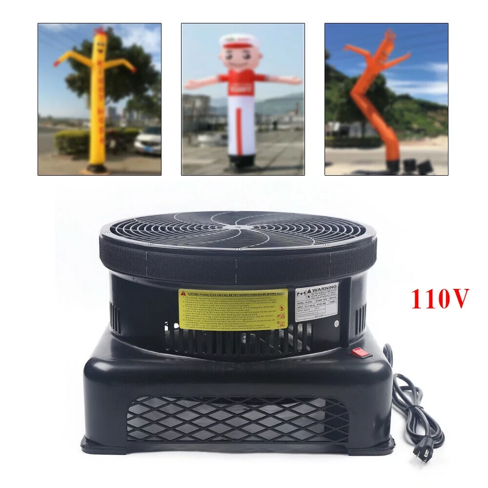 ZhdnBhnos 750W 17.7'' Air Blower Fan For Inflatable Fly Guy Dancer Wind Dancing Doll Tube Man Swinging Arm Puppet