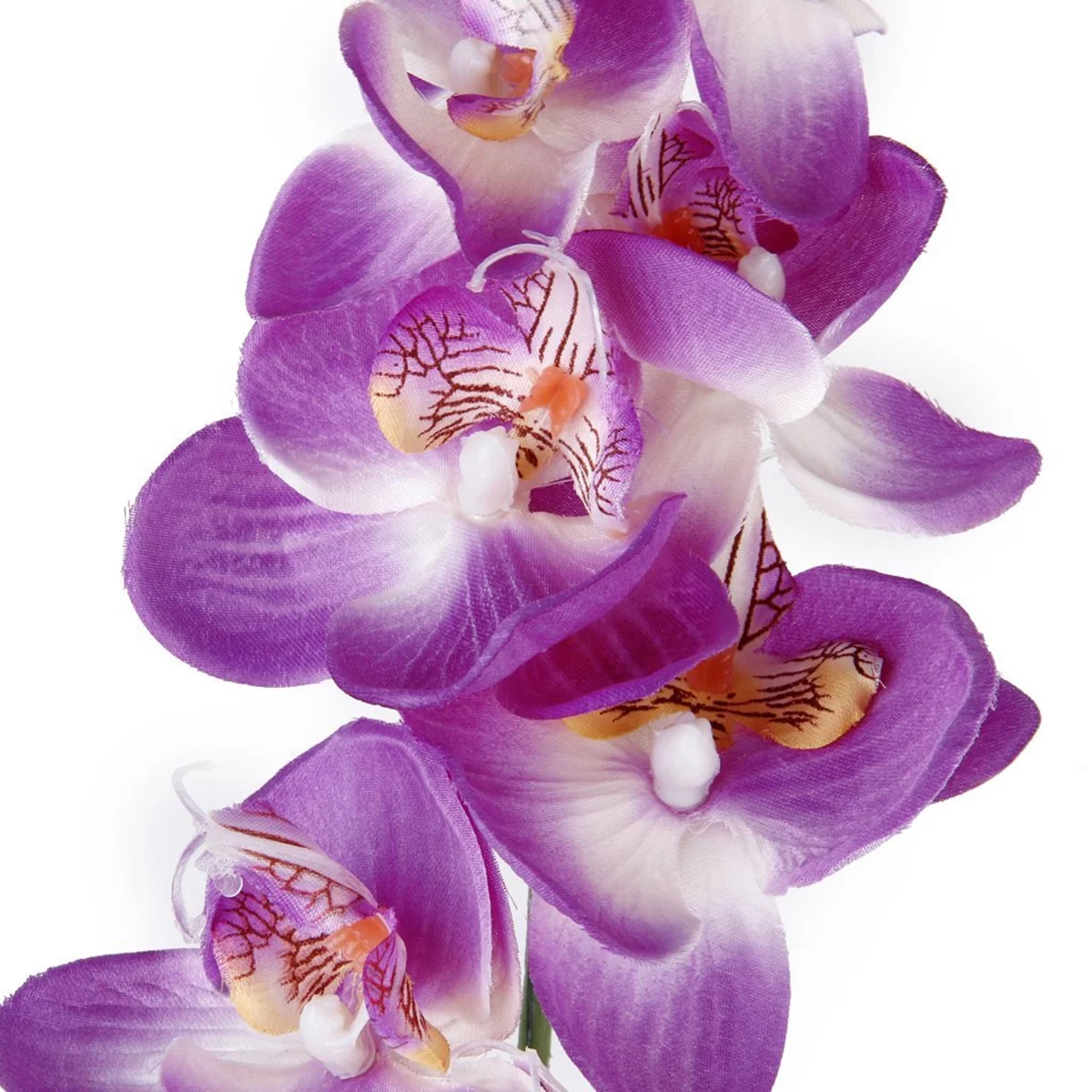 OUNONA Artificial Orchid Flower Plant Home Decoration (Purple)
