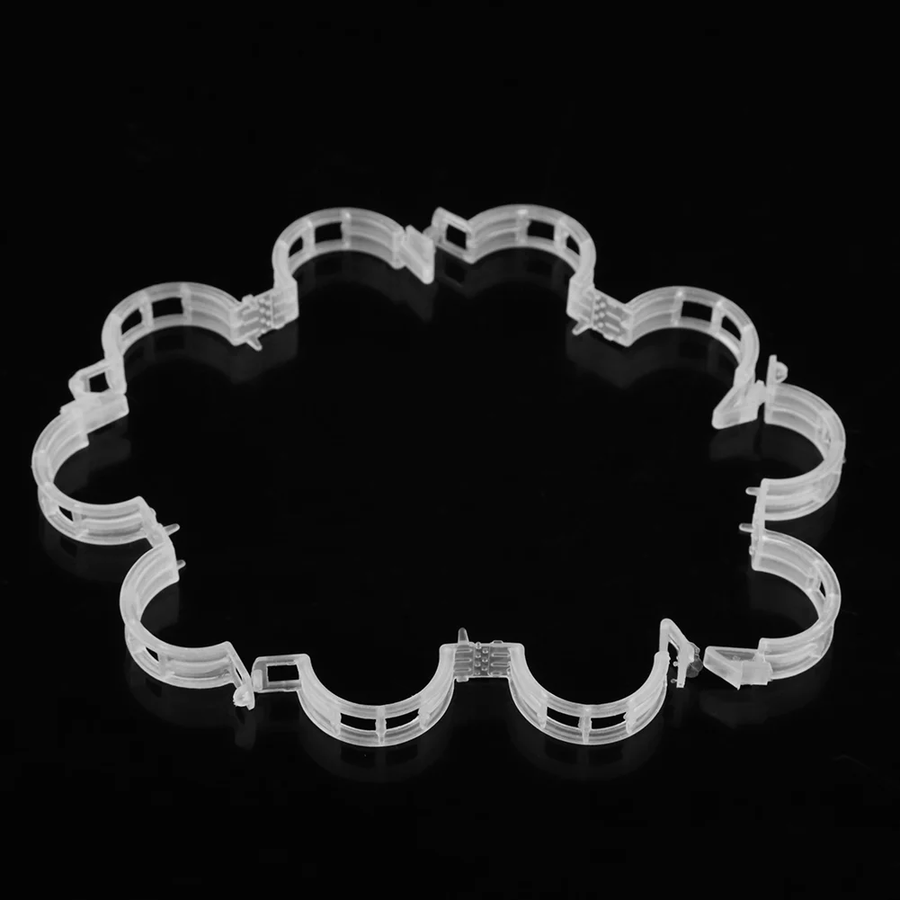 Dekaim Grafting Clips, 100Pcs Vegetable Fruit Tree Seedling Nursery Plastic Grafting Clips Plants Gardening Tools