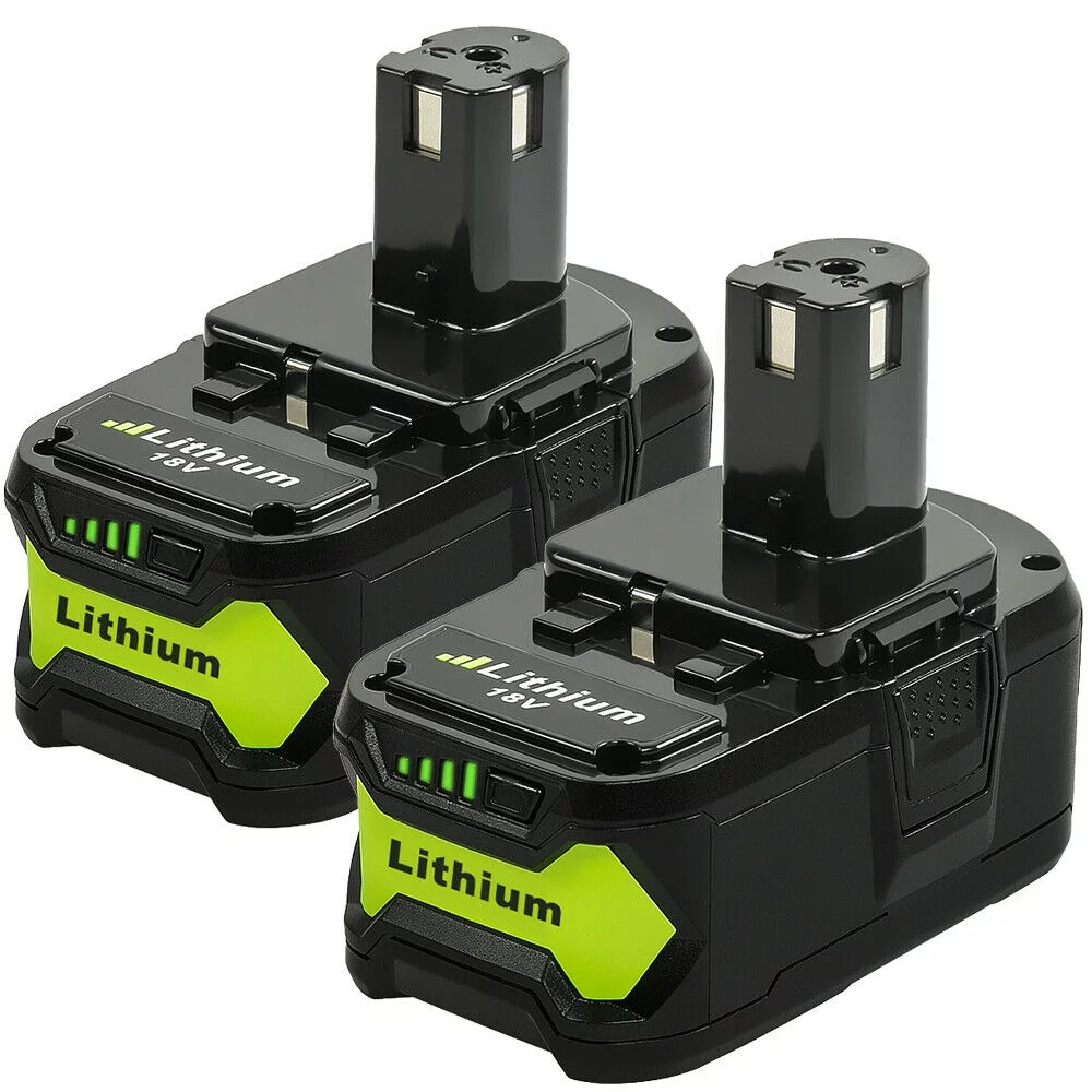 2pack 9.0Ah P108 Battery Replacement for Ryobi 18V One Plus Lithium Battery Compatible with Ryobi 18-Volt ONE+ P102 P103 P104 P105 P107 P190 P122