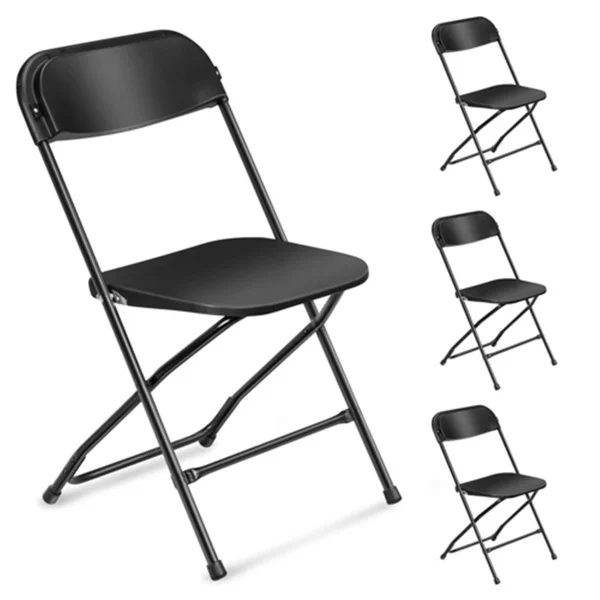 Durable Folding Chairs Set - 4pcs - Comfort & Convenience Everywhere