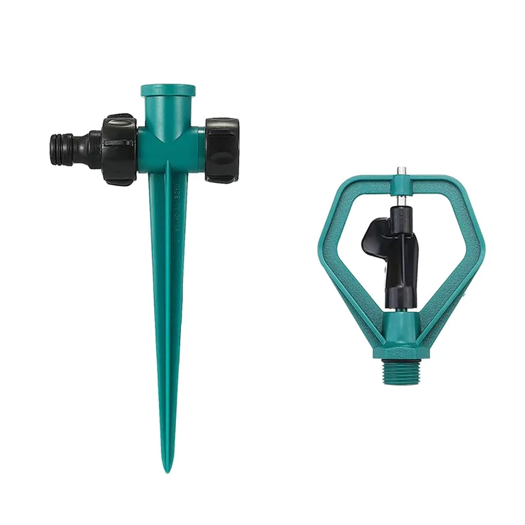 ZiSUGP Rotating Impulse Sprinkler Garden Lawn Grass Watering System Water Hose Spray Kids Sprinkler Head