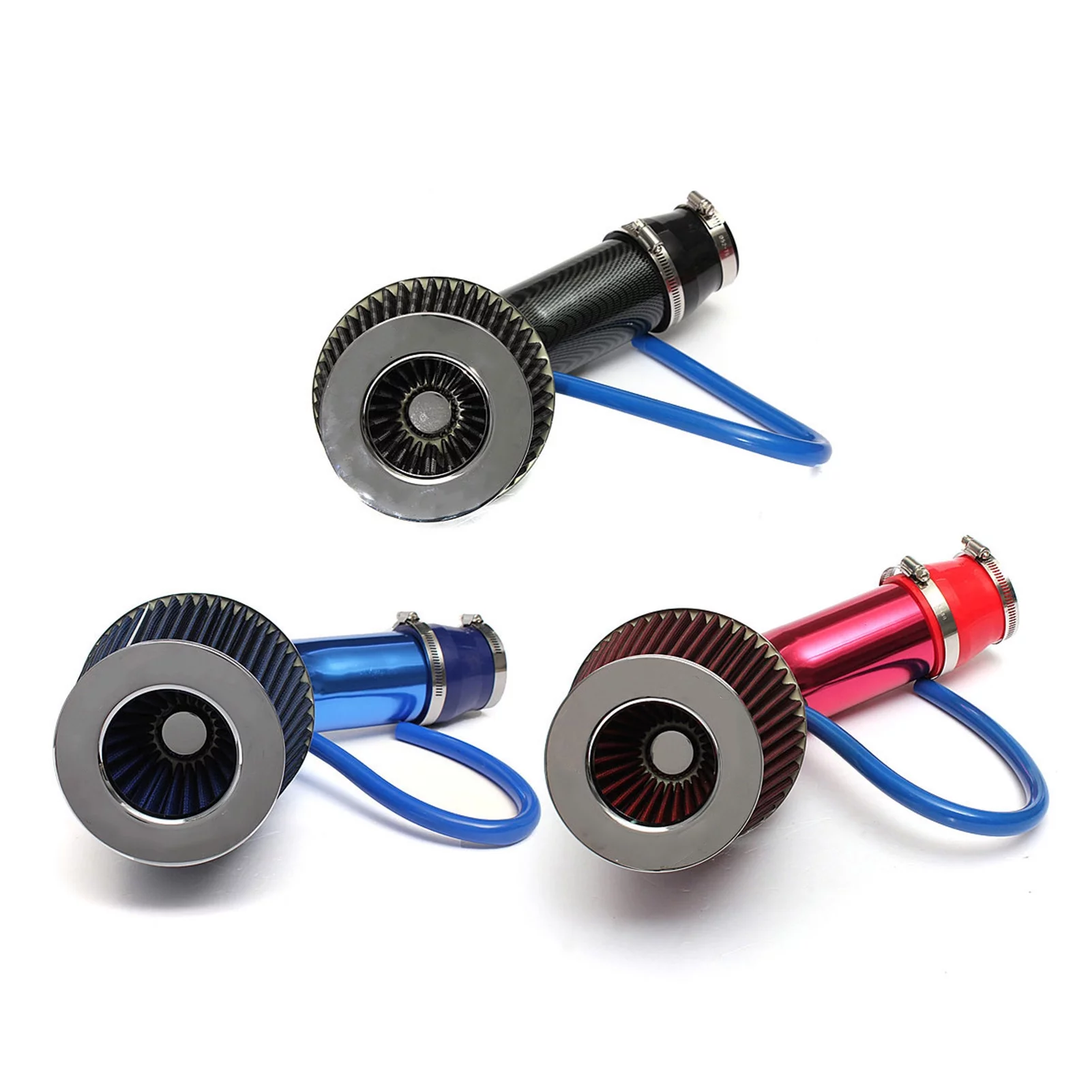 Aibecy Air Intake, Car Cold 64-76mm/3'' Universal Car Air Intake Filter Induction Pipe Induction PipeHuiop Qisuo