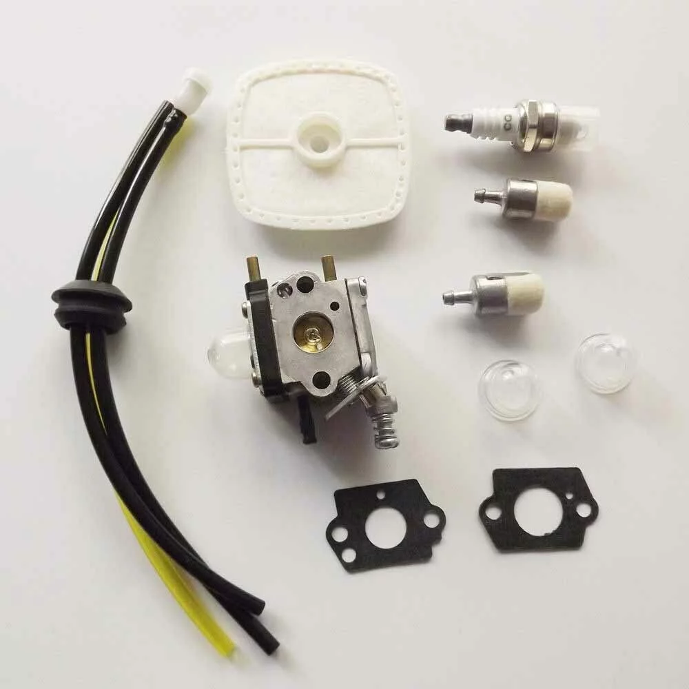 JahyElec Carburetor Carb Fuel Line For Zama C1U-K54A Mantis Tiller 7222 Echo 12520013123
