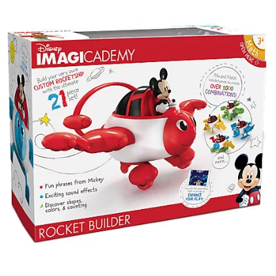Disney Imagicademy Rocket Builder Playset Mickey Mouse Building Set