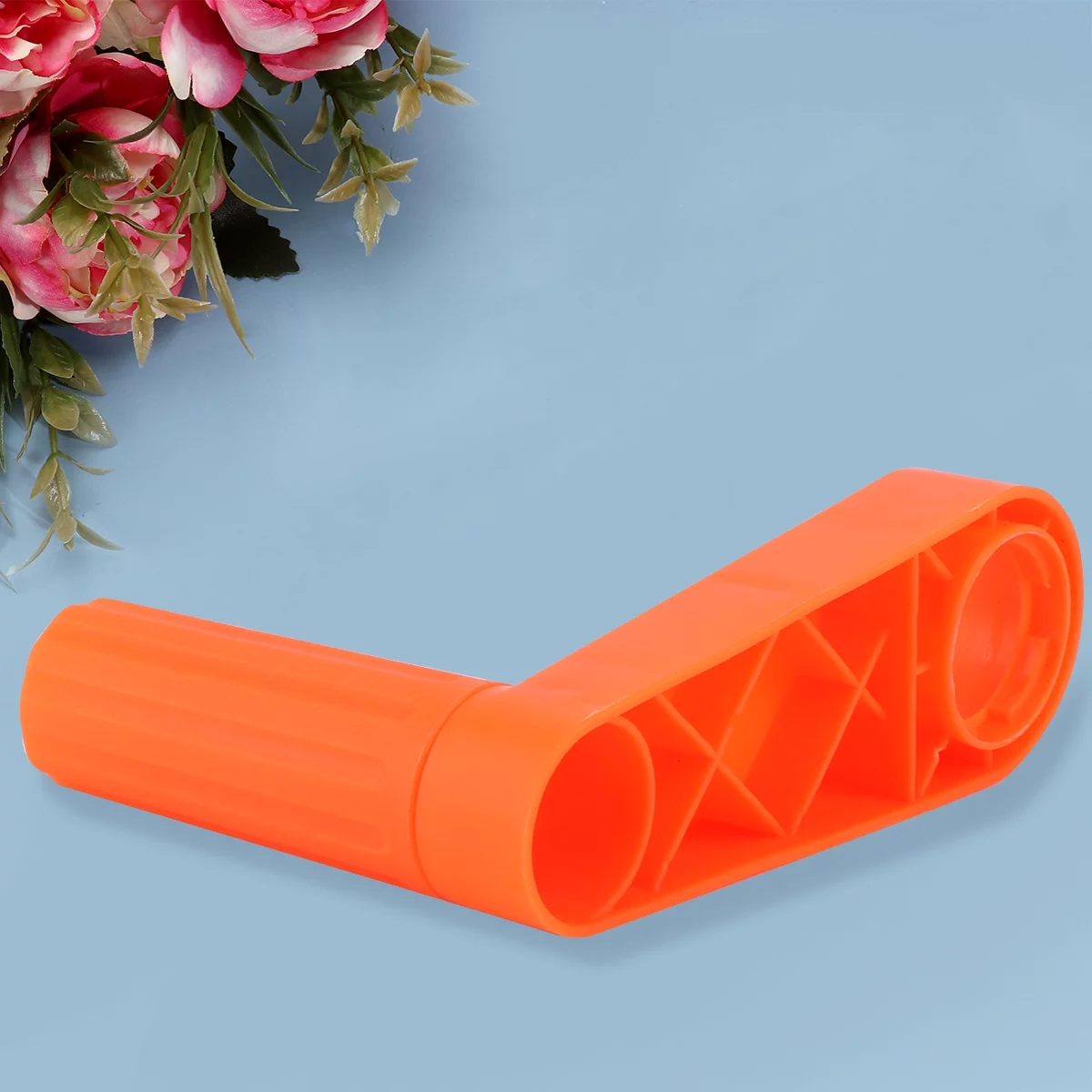 Pipe Winder Handle Hose Reel Handle Hose Reel Cart Handle Pipe Reel Accessories for Pipe Winding Use (Orange)