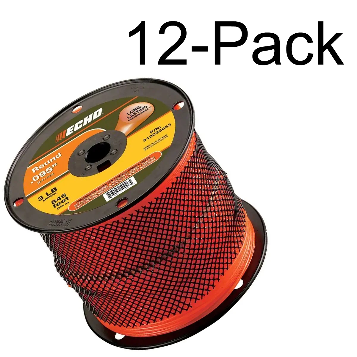 Echo Genuine 12-Pack of 3 Lb Spool .095