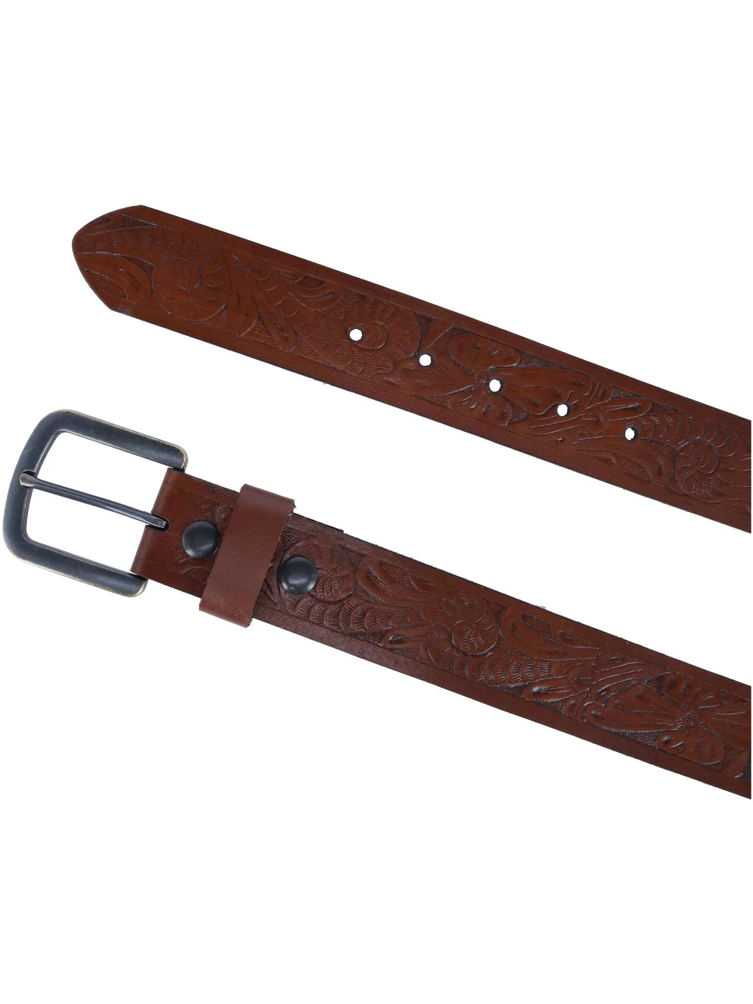 Wrangler  Morning Glory Tooled Western Belt (Men)