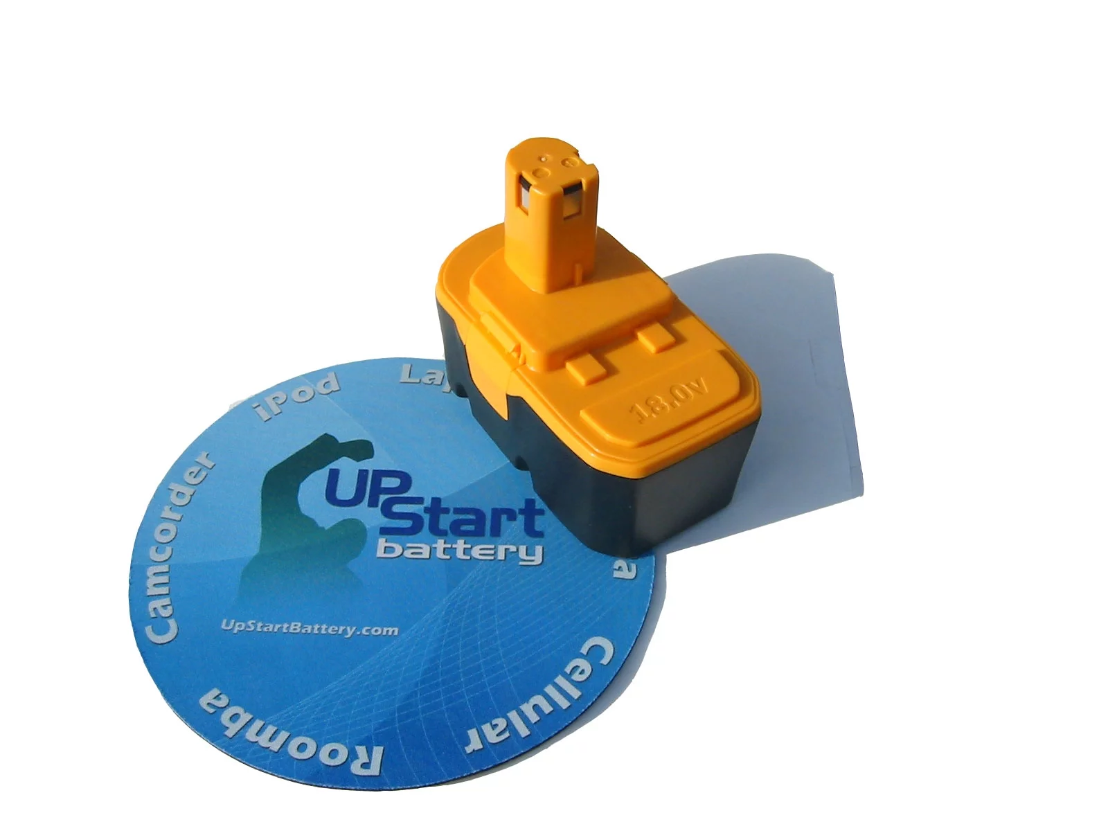 2-Pack UpStart Battery Ryobi P530 Battery - Replacement Ryobi 18V Battery (1300mAh, NICD)