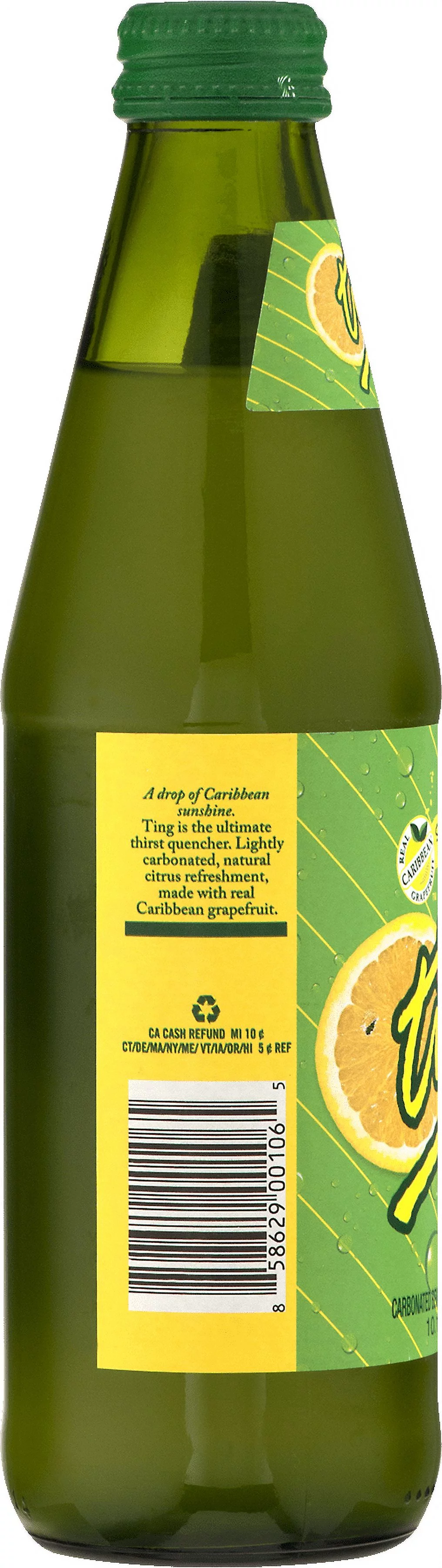 D&G Ting Carbonated Grapefruit Beverage, 9.6 oz