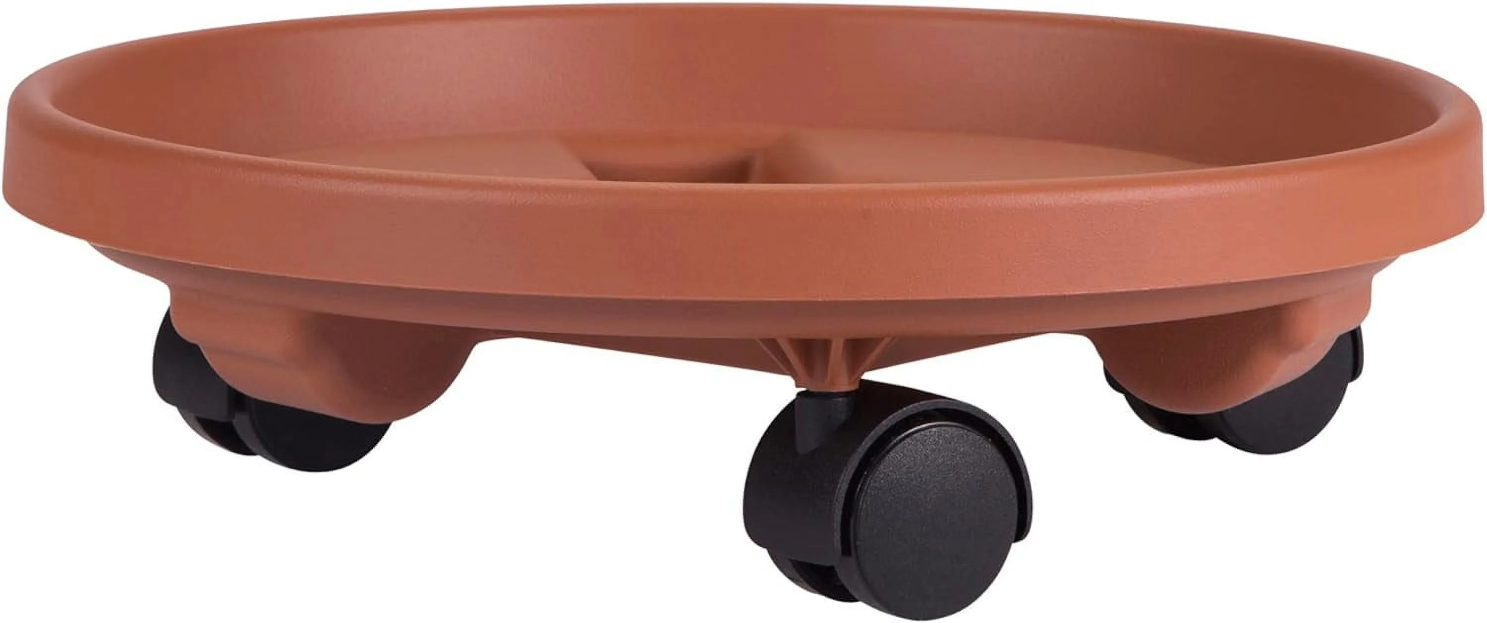 Round Planter Caddy With Wheels: 12
