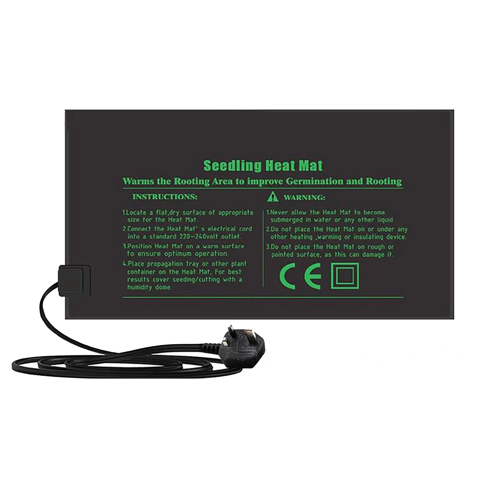 LLQkigsxse Starting Trays Self Watering Heating Pad, Seedling Heating Pad, Germination Growth Pad Husband Birthday Gift