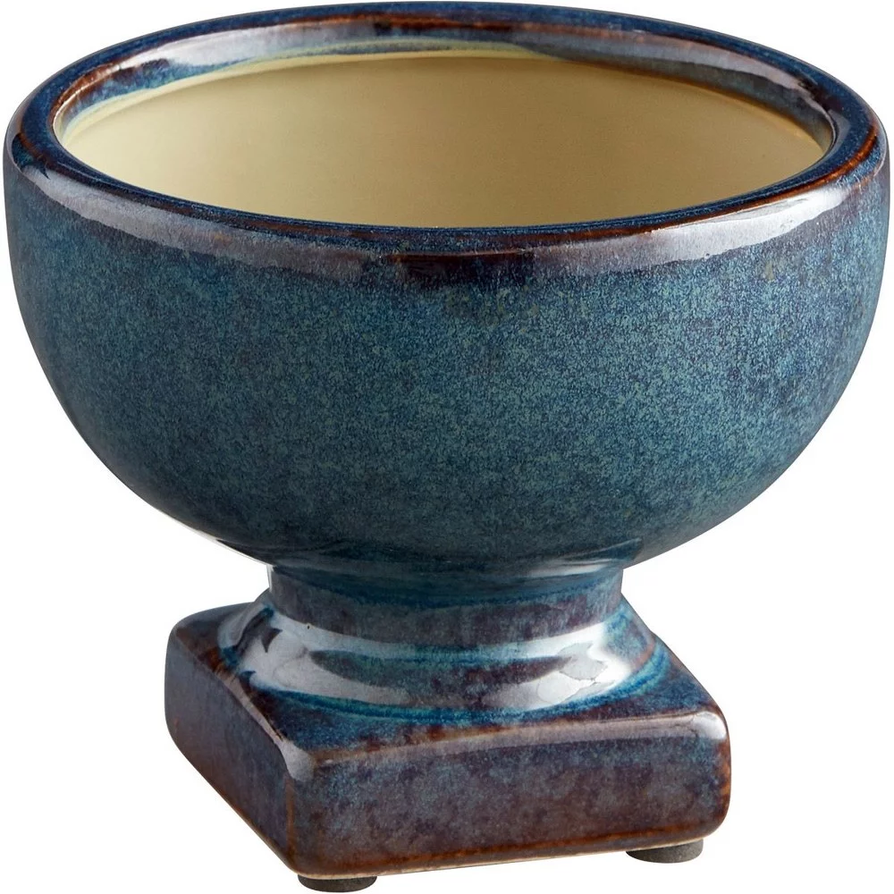 Cyan lighting - Big sky - small Planter - 5 Inches Wide by 7.5 Inches High -