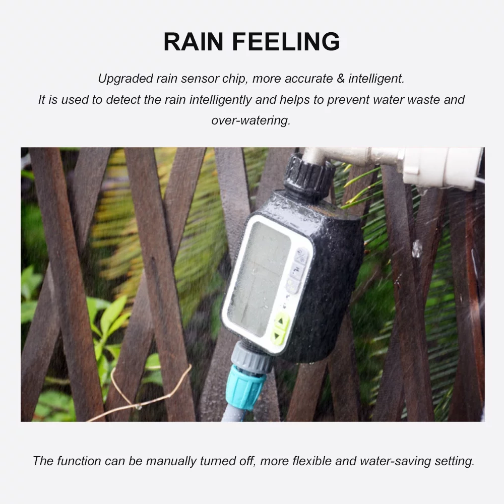 Irrigation ,Screen Waterproof Sprinkler Rain Child Lock With Lcd Screen Sprinkler 3 Weak 3 Weak Rain Buzhi Jinmie