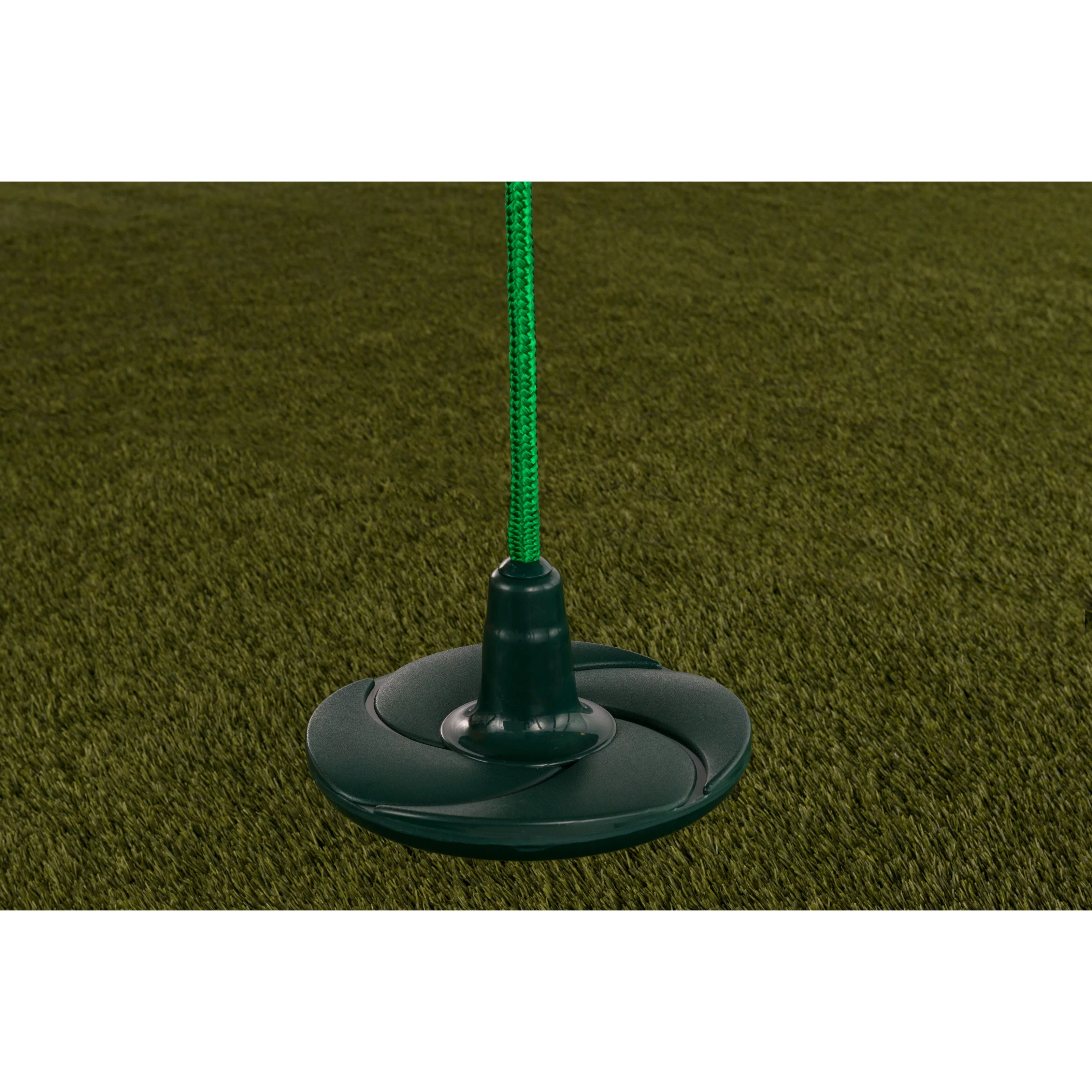 Creative Cedar Designs Disk Swing with Rope- Red