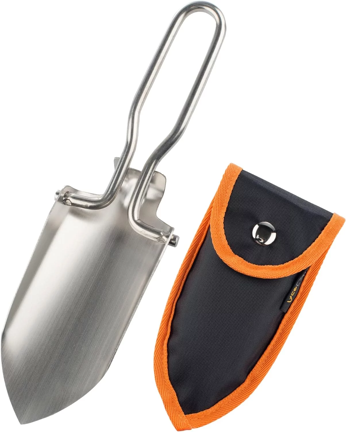 Lightweight Small Folding Shovel Foldable Garden Handy Camping Trowel For Backpack Gardening And Potting Multi-Tool With Carrying Case