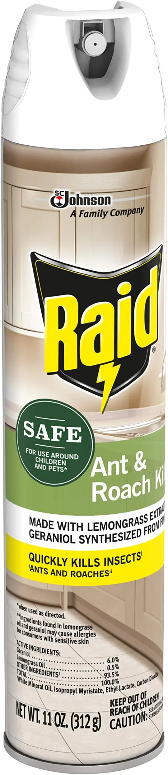 Raid Ant and Roach Killer 11 Ounce (Pack of 3)